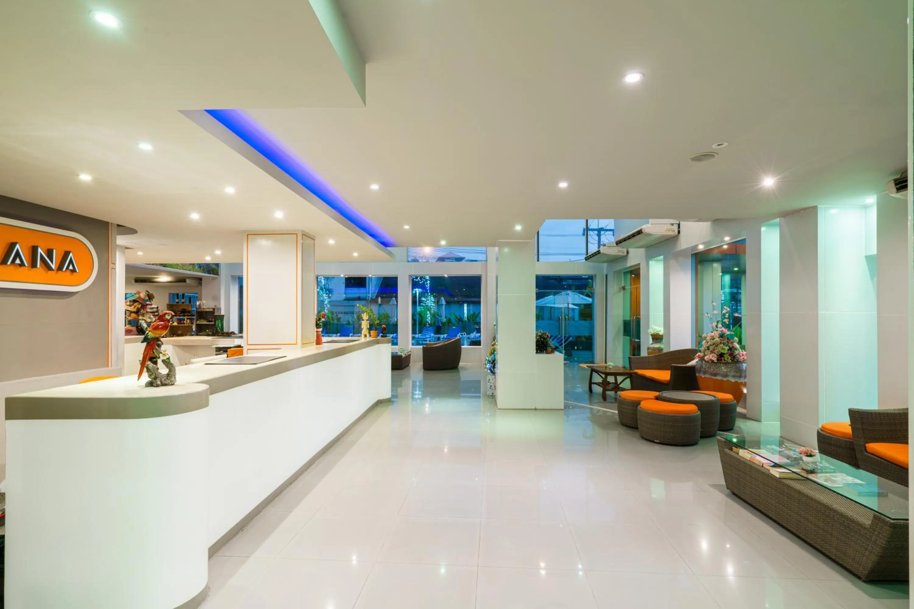 Lobby or reception in Chabana Kamala Hotel