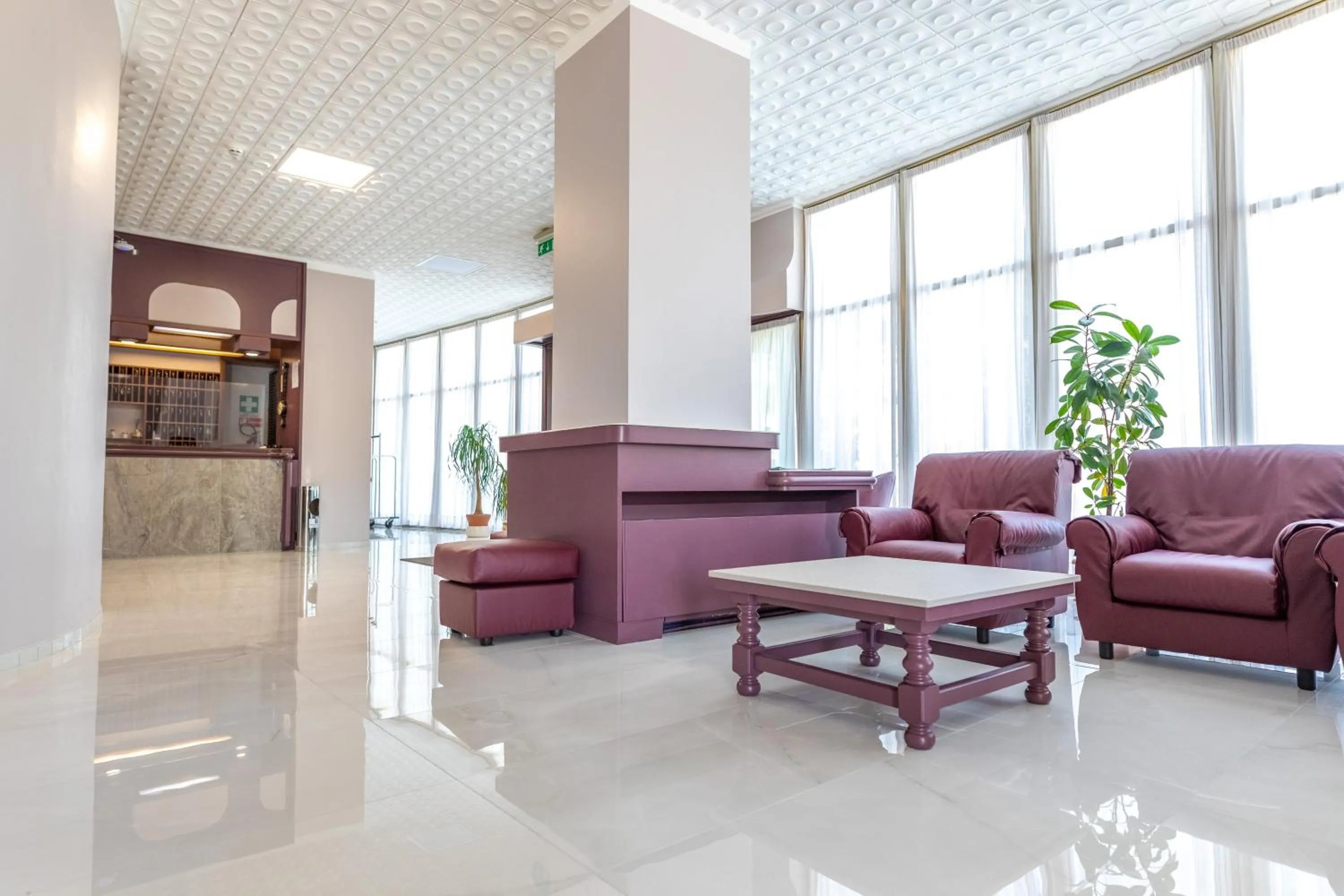 Communal lounge/ TV room in Hotel Cristallo