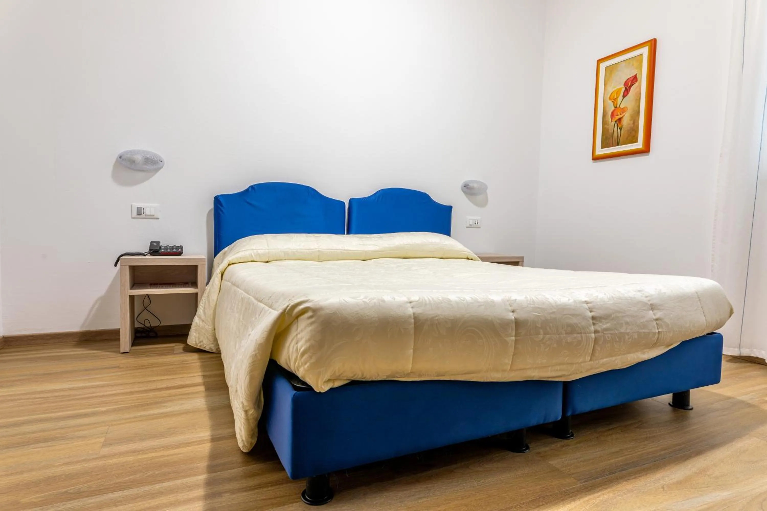 Bed in Hotel Cristallo