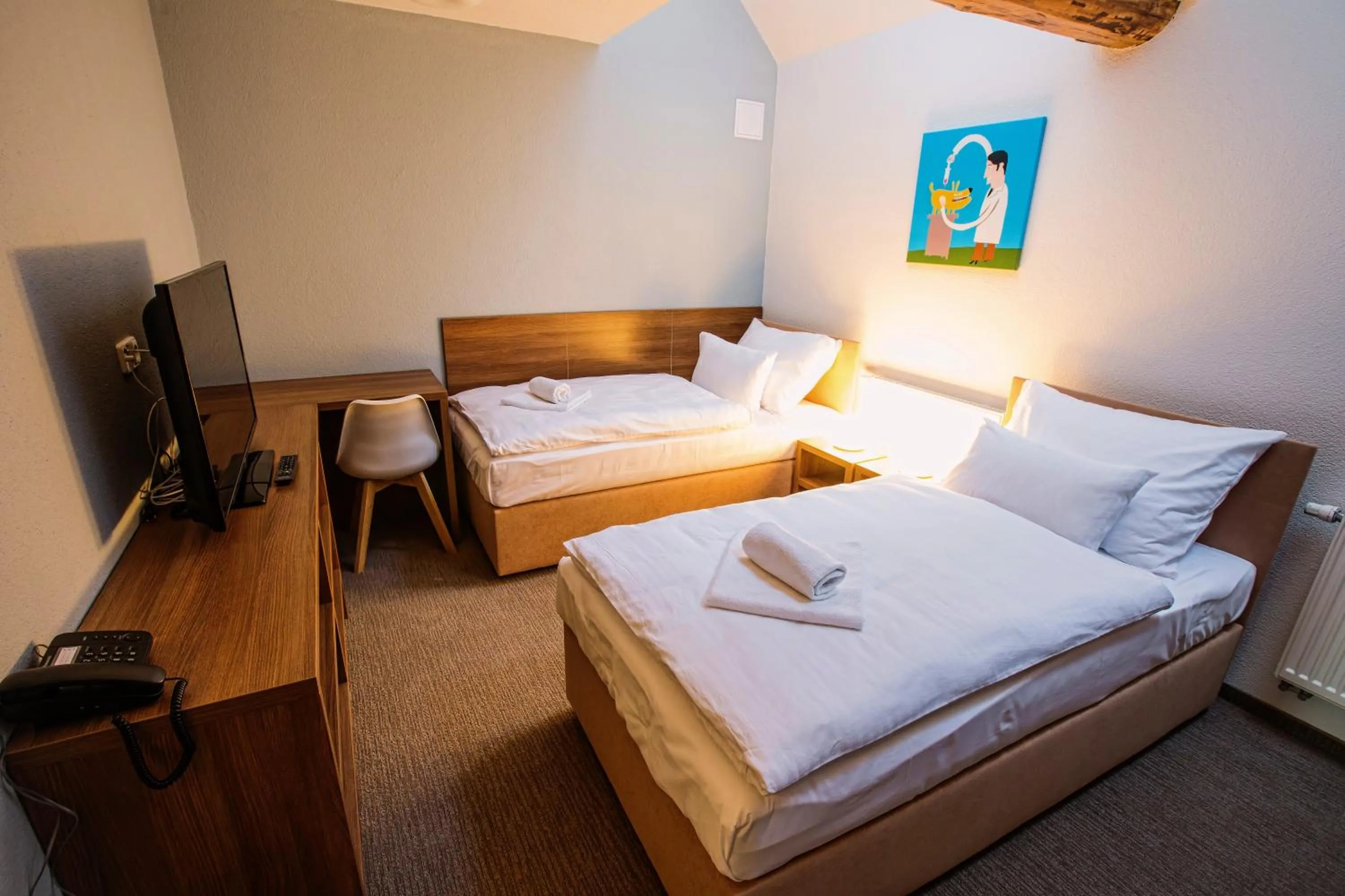 Photo of the whole room, Bed in Hotel Na Šustně