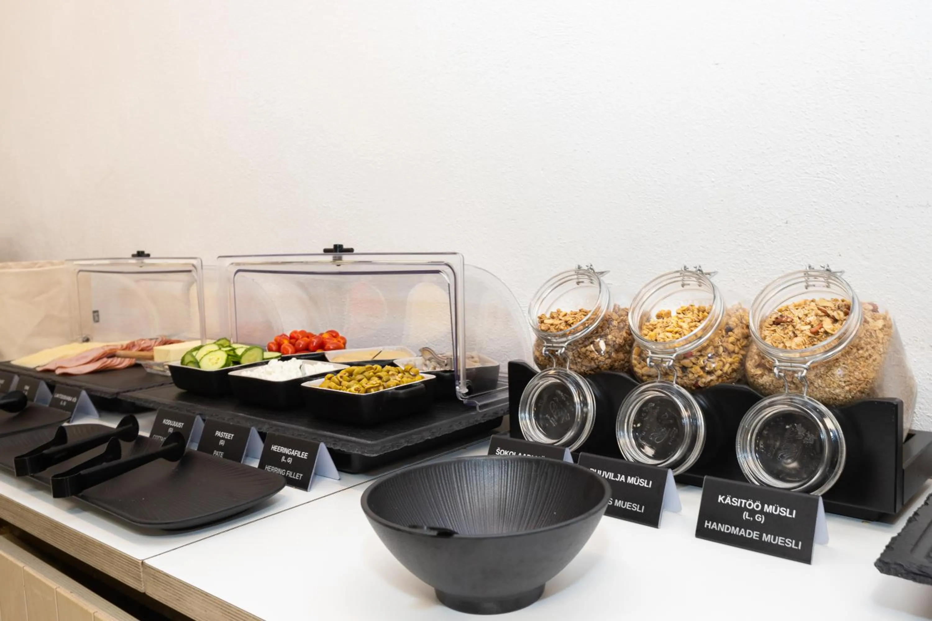 Food and drinks in Hektor Design Hostel