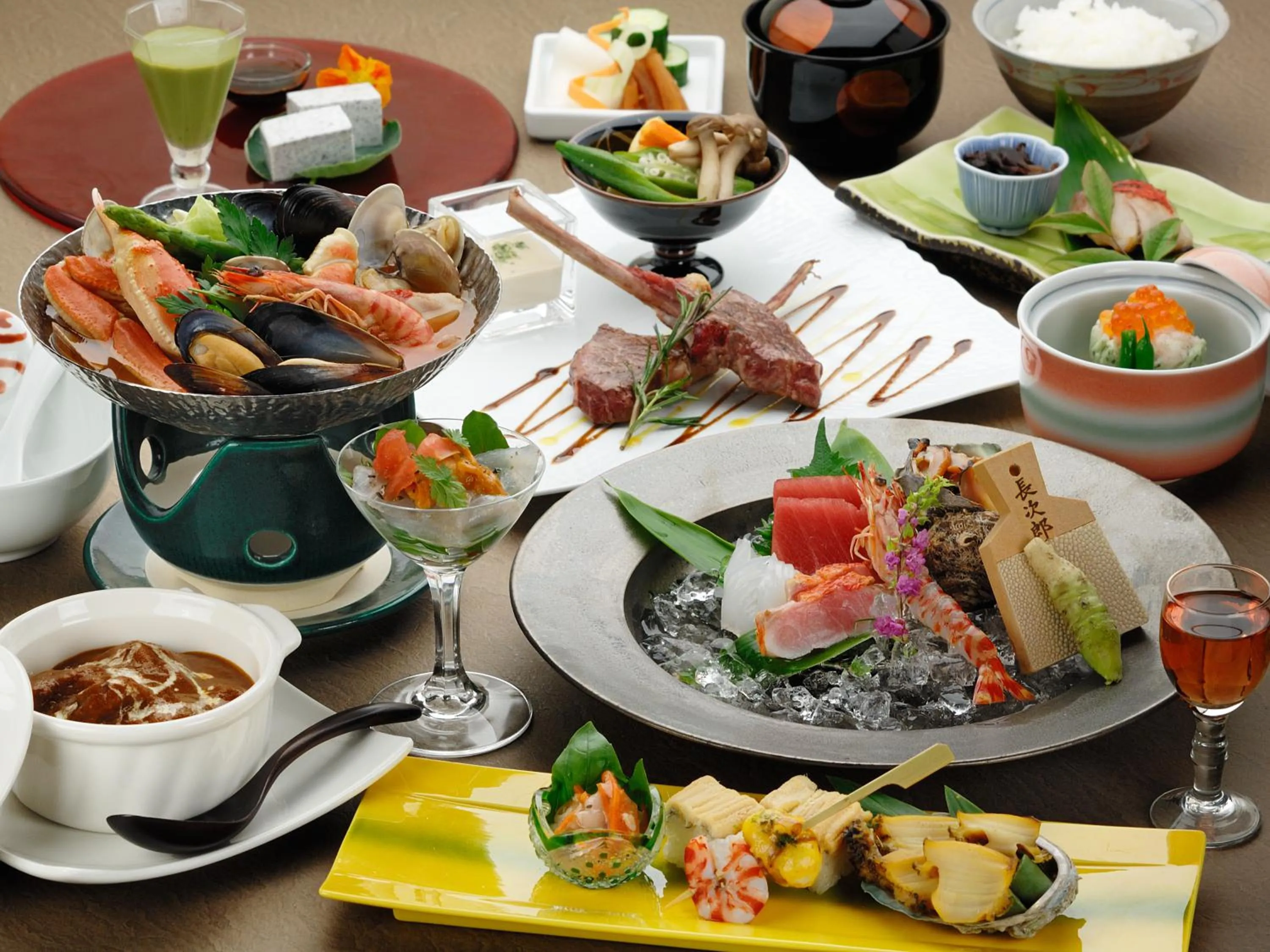 Dinner in Kouyurou Ikawa