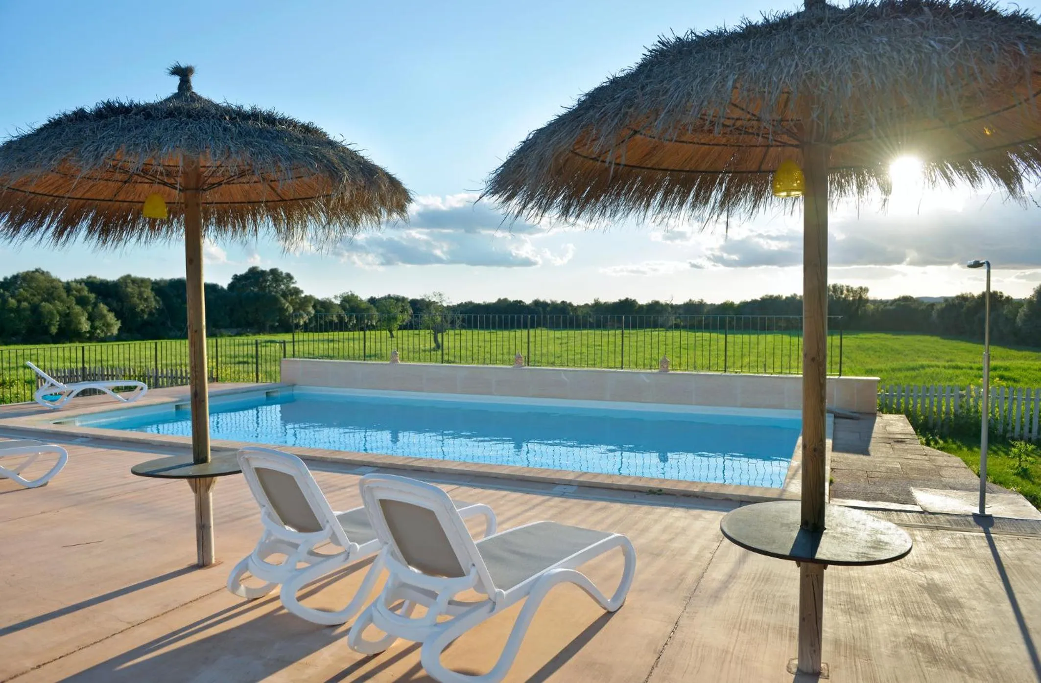 Pool view in Agroturismo Fincahotel Son Pou