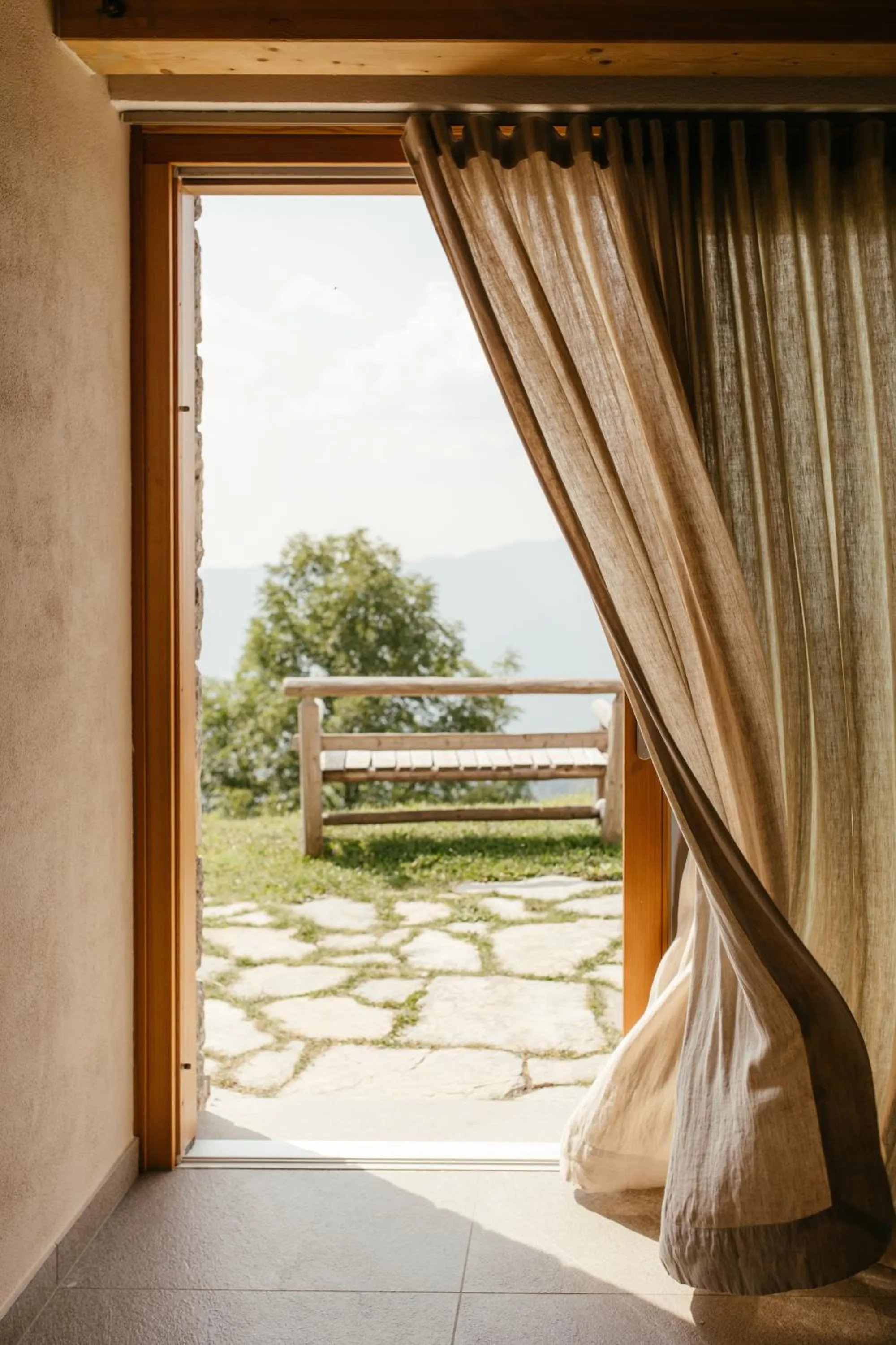 Balcony/Terrace in Eco Chalet Astra Montana