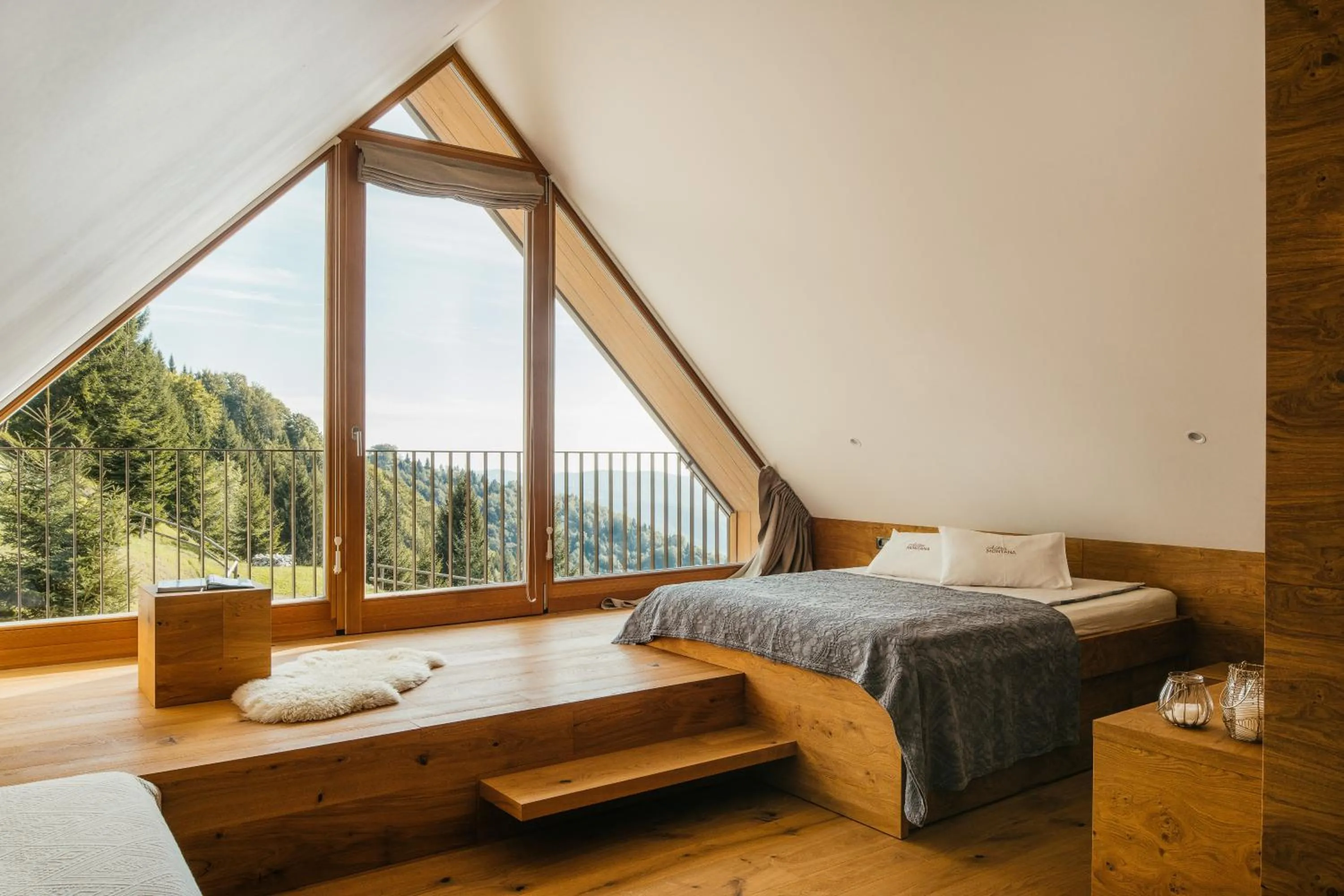 Photo of the whole room, Bed in Eco Chalet Astra Montana