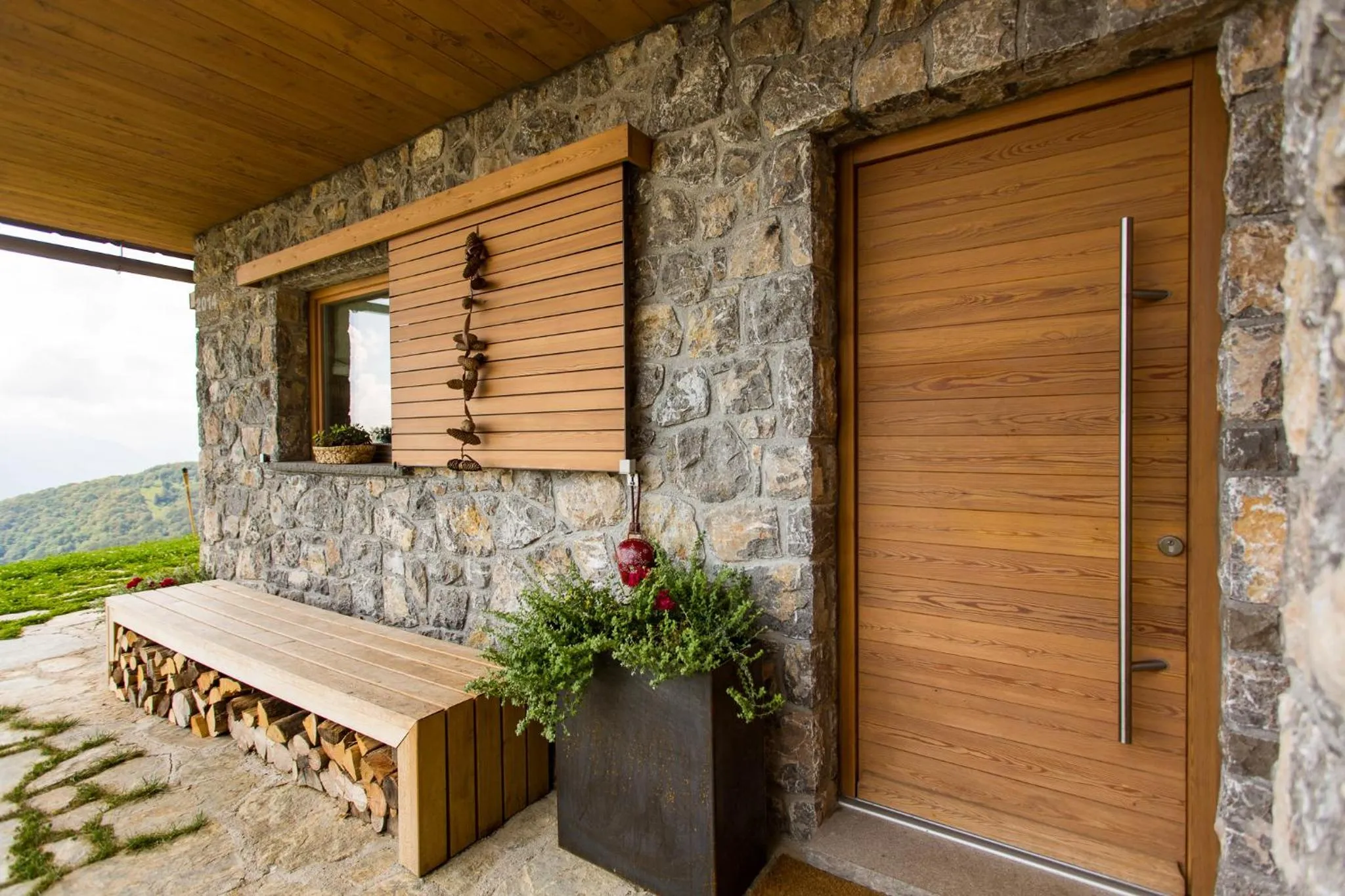 Day in Eco Chalet Astra Montana