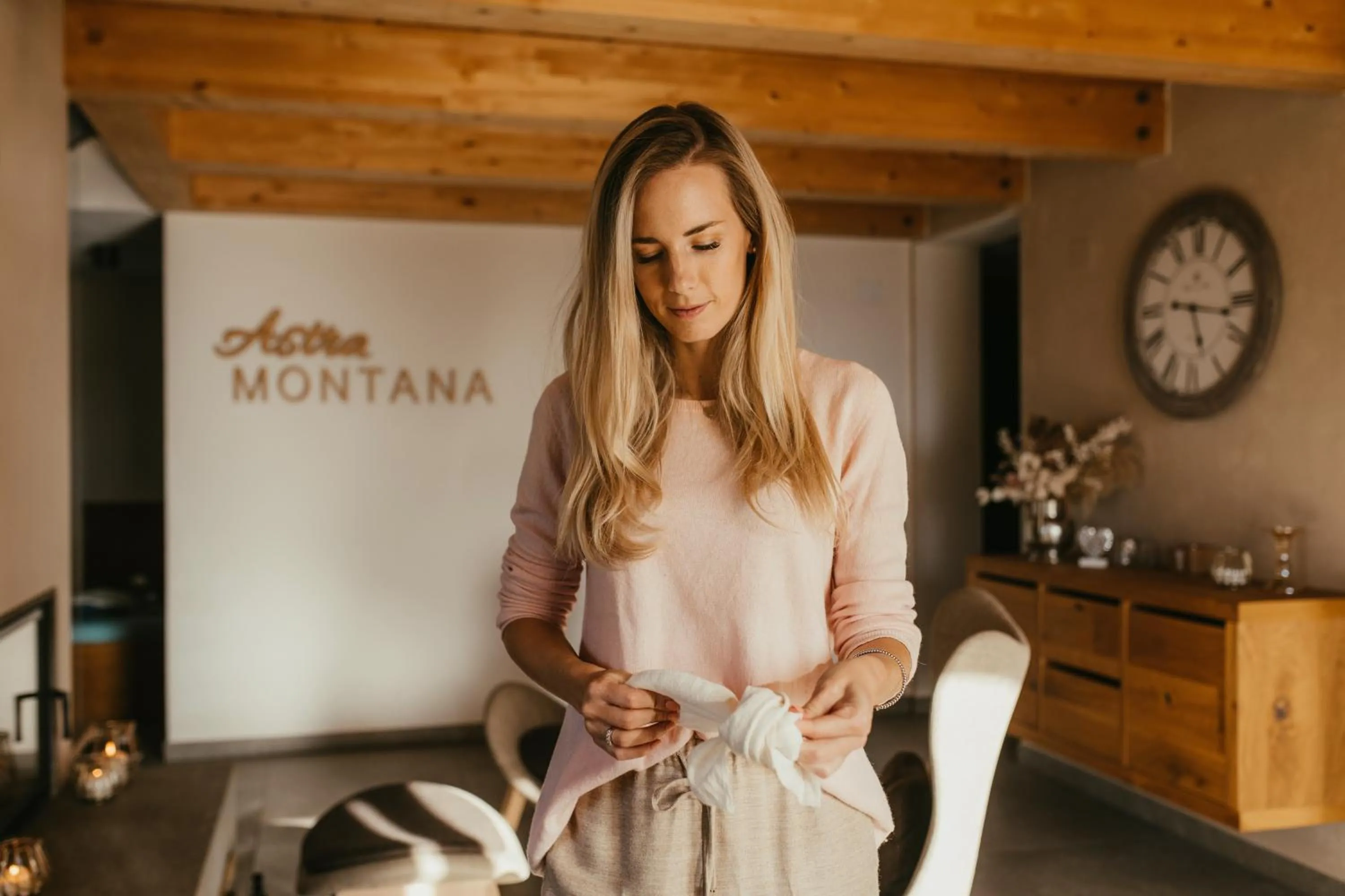Staff in Eco Chalet Astra Montana