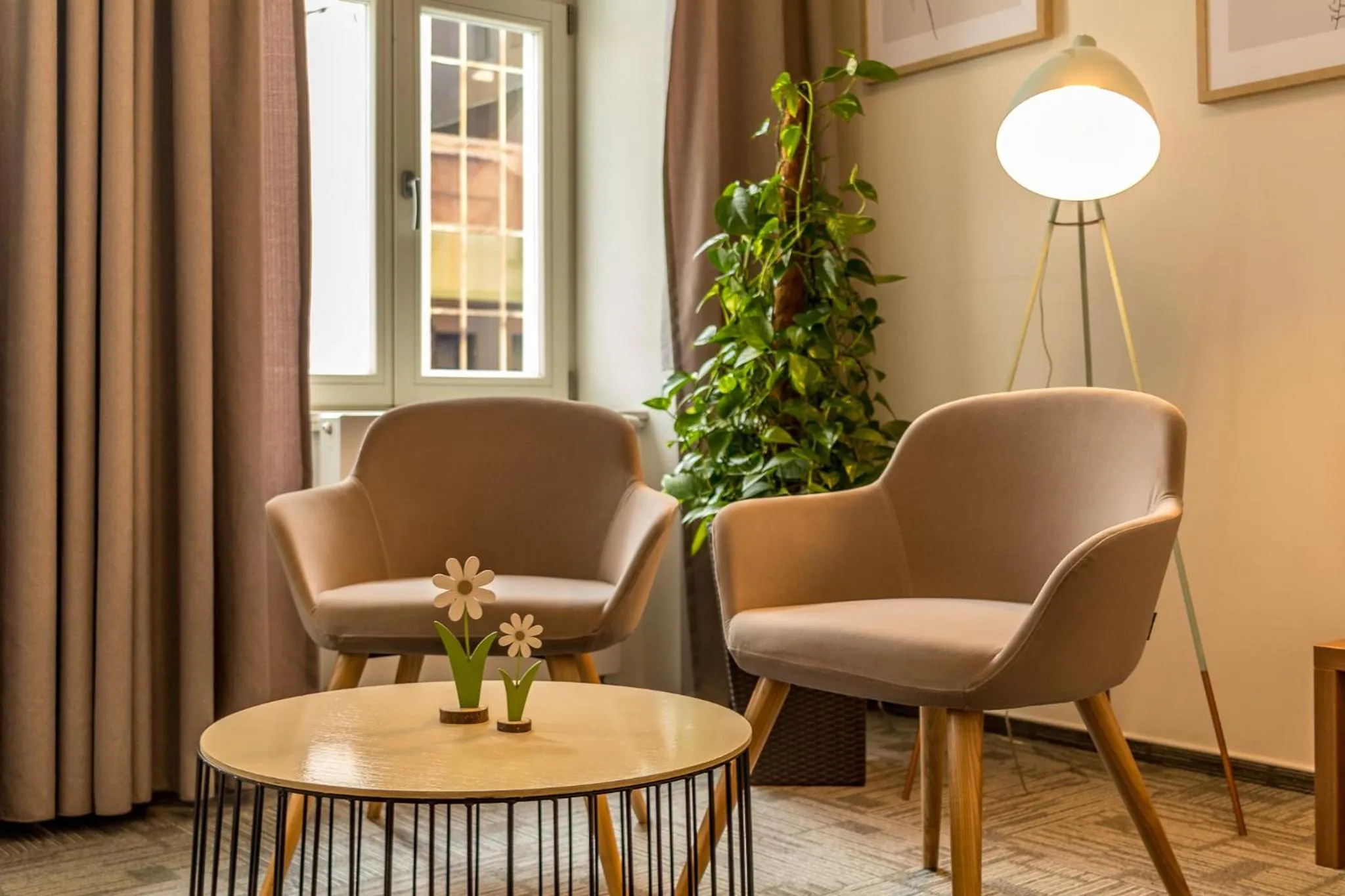 Seating area in Penzion Na Náměstí