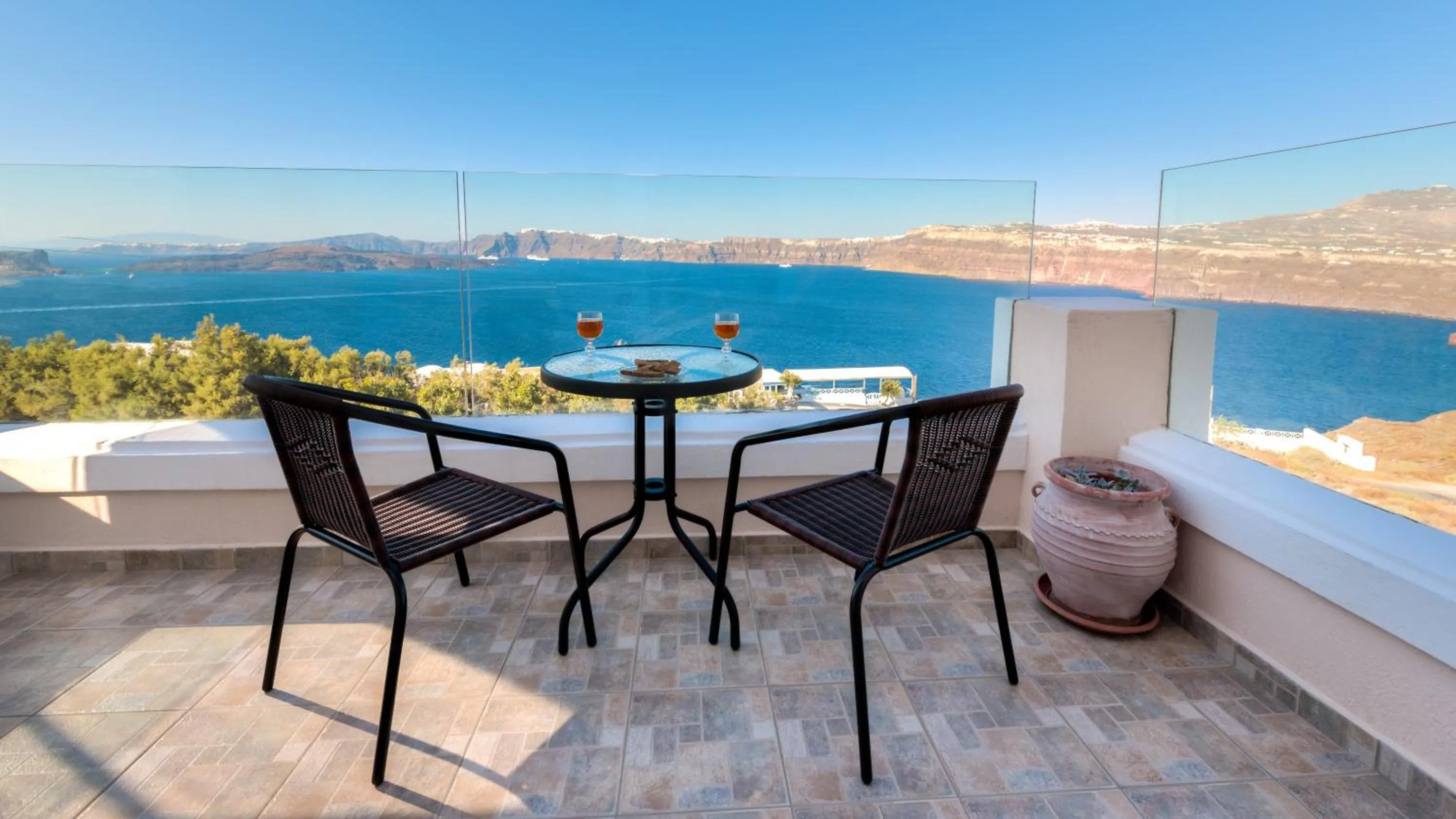 Balcony/Terrace in Akrotiri Apartments