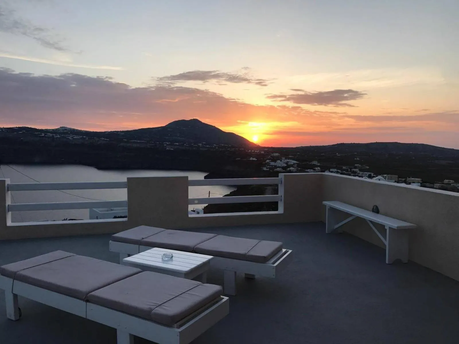 Balcony/Terrace in Akrotiri Apartments