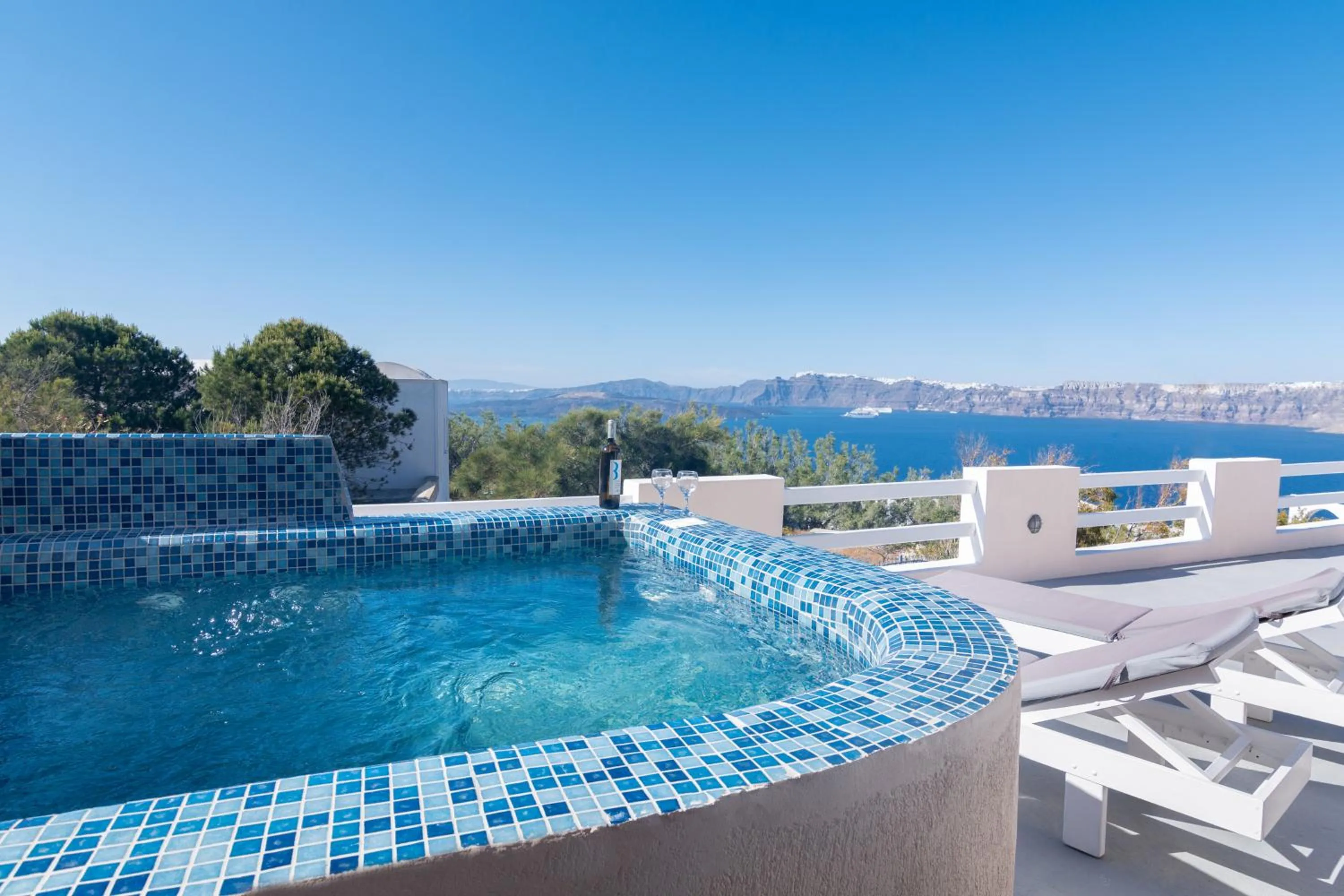 Balcony/Terrace in Akrotiri Apartments