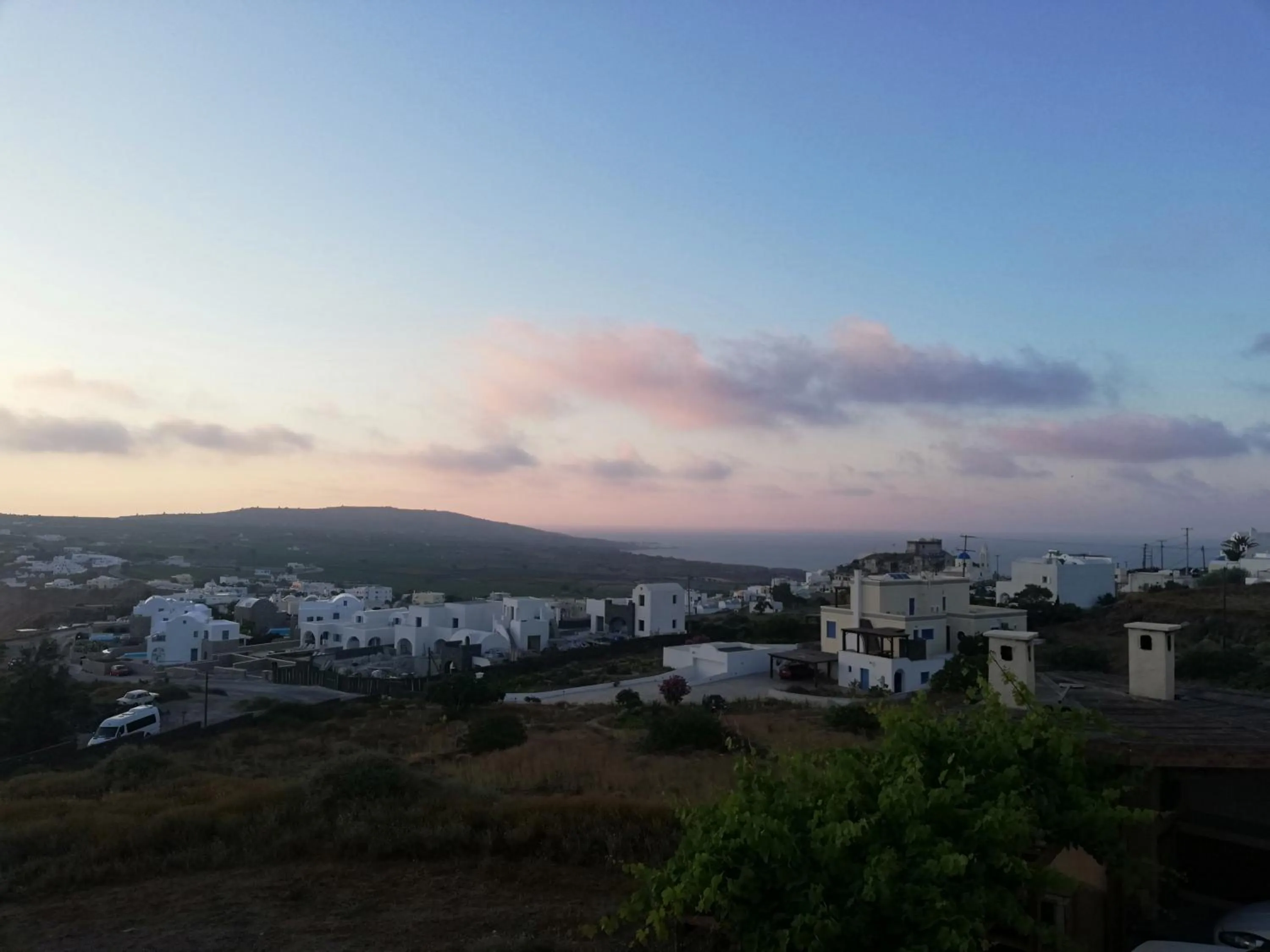 Sunrise in Akrotiri Apartments