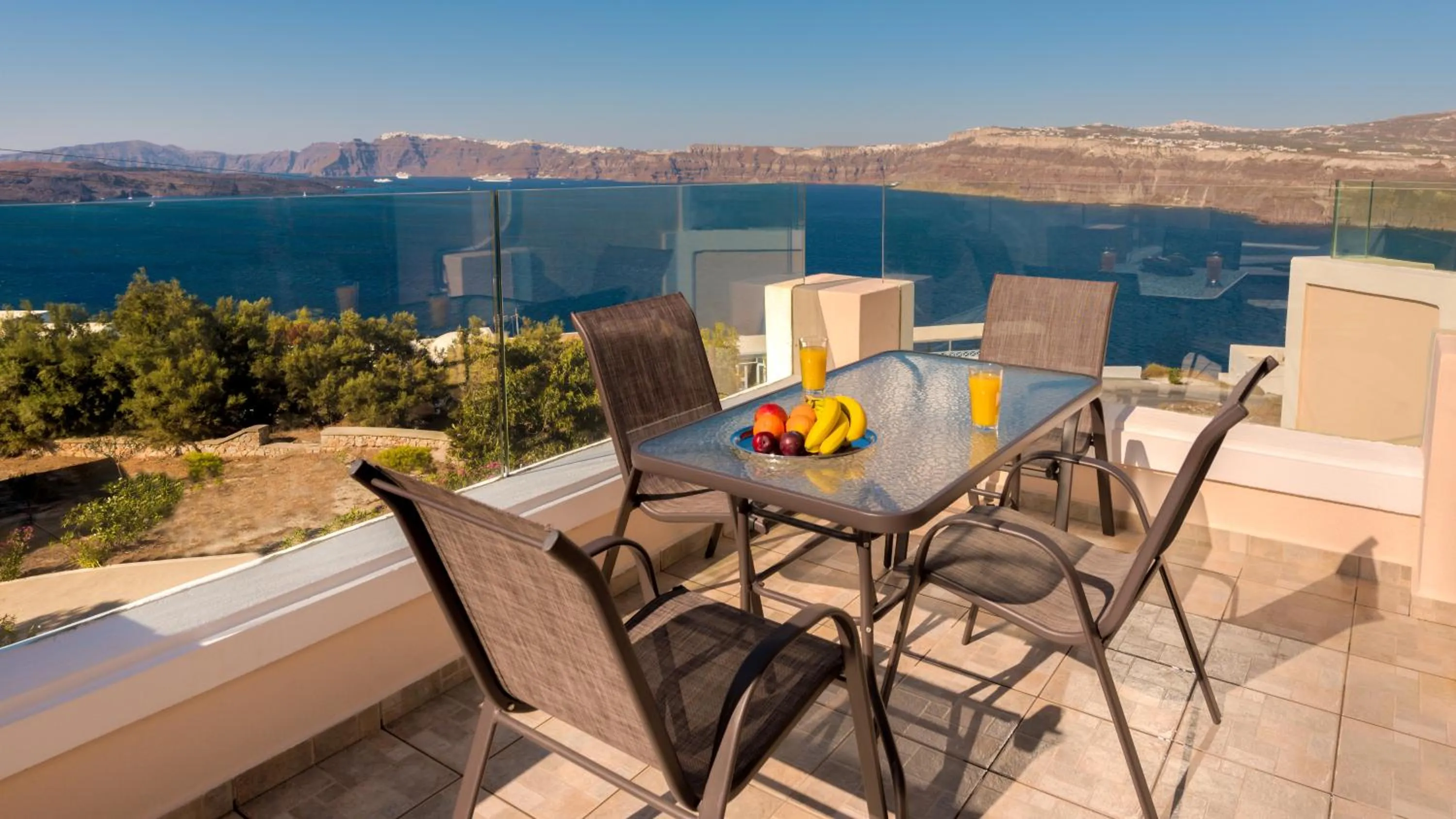 Balcony/Terrace in Akrotiri Apartments