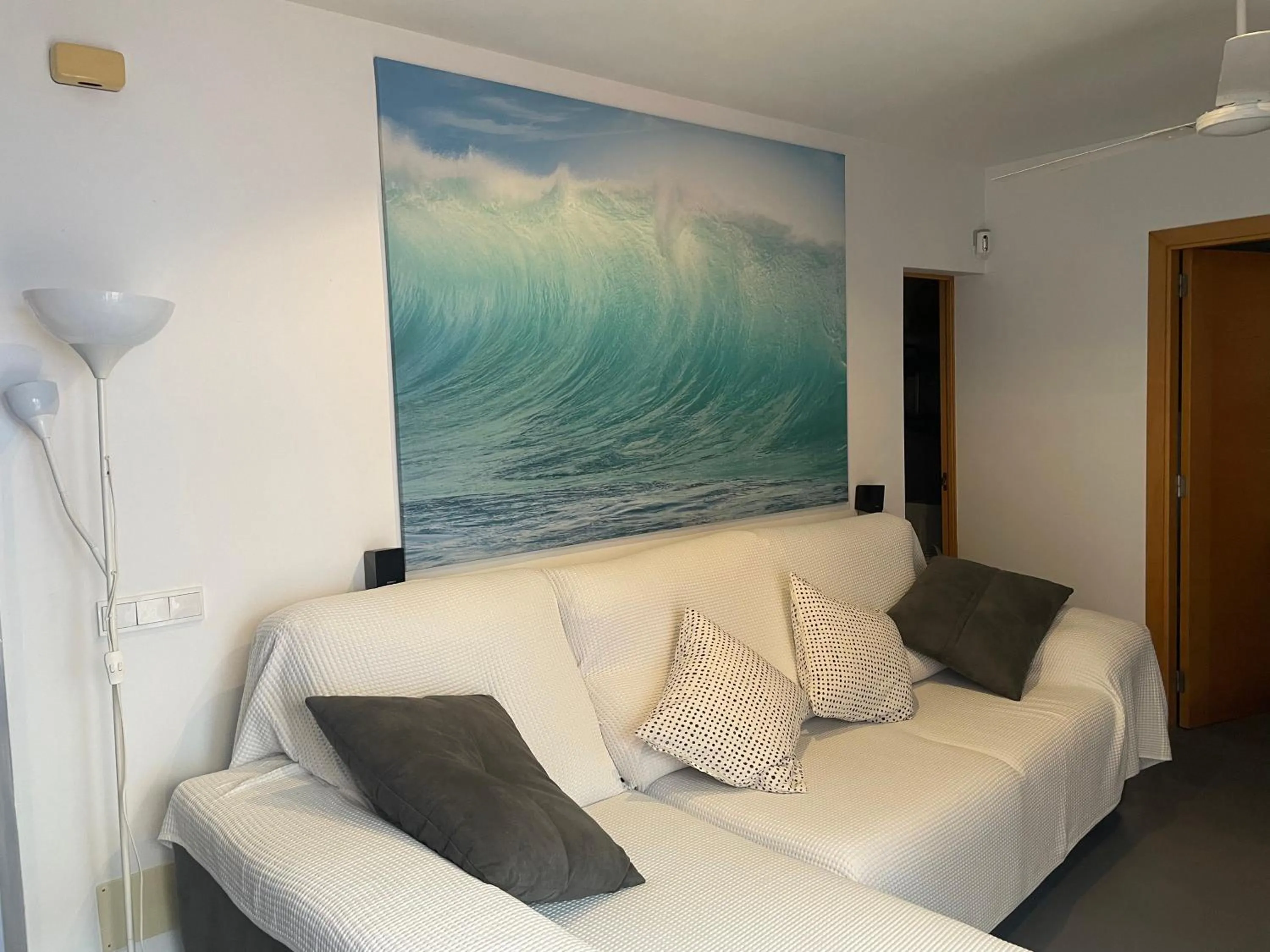 Living room, Bed in Fonoll Mari