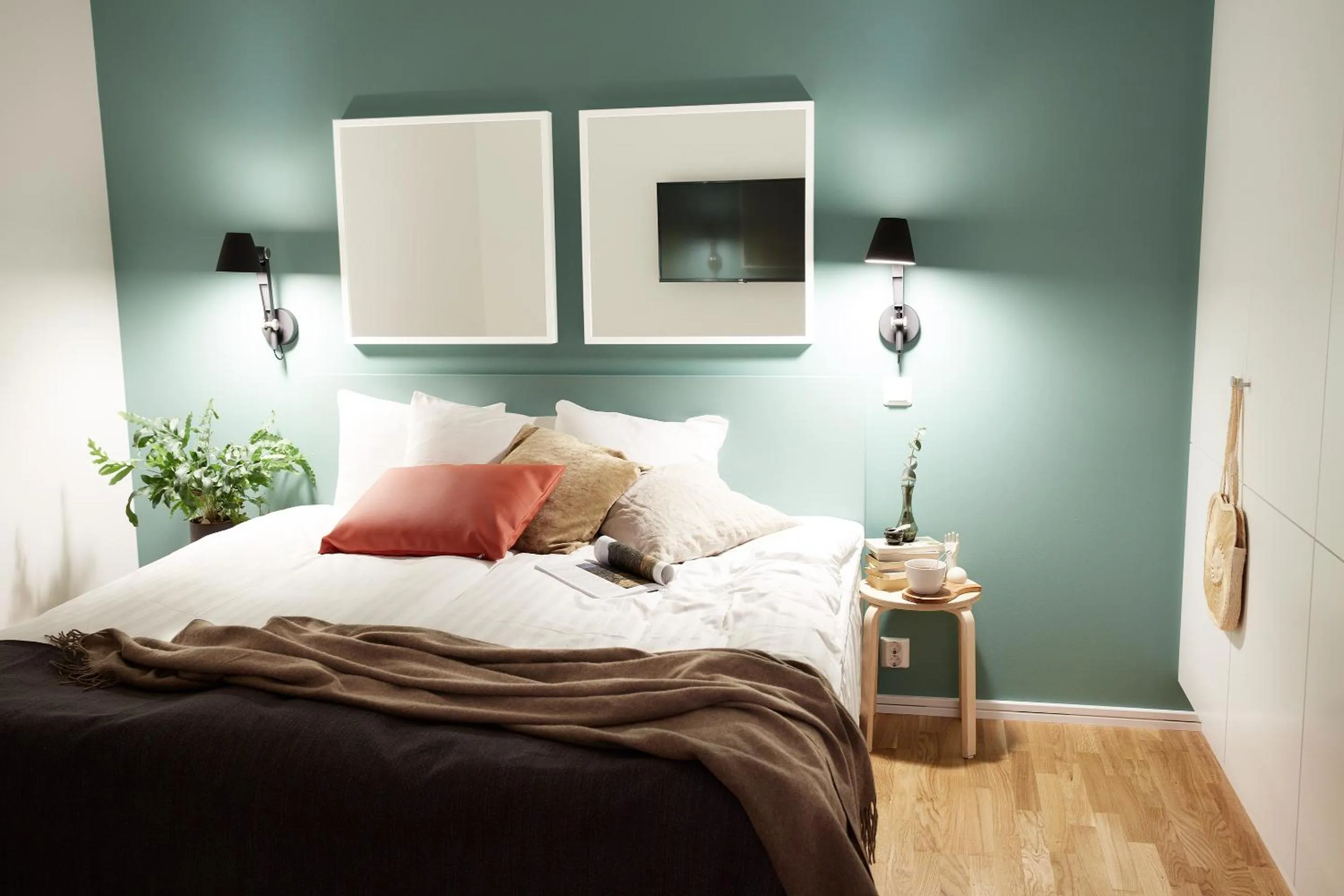 Bed in Forenom Hotel Kista