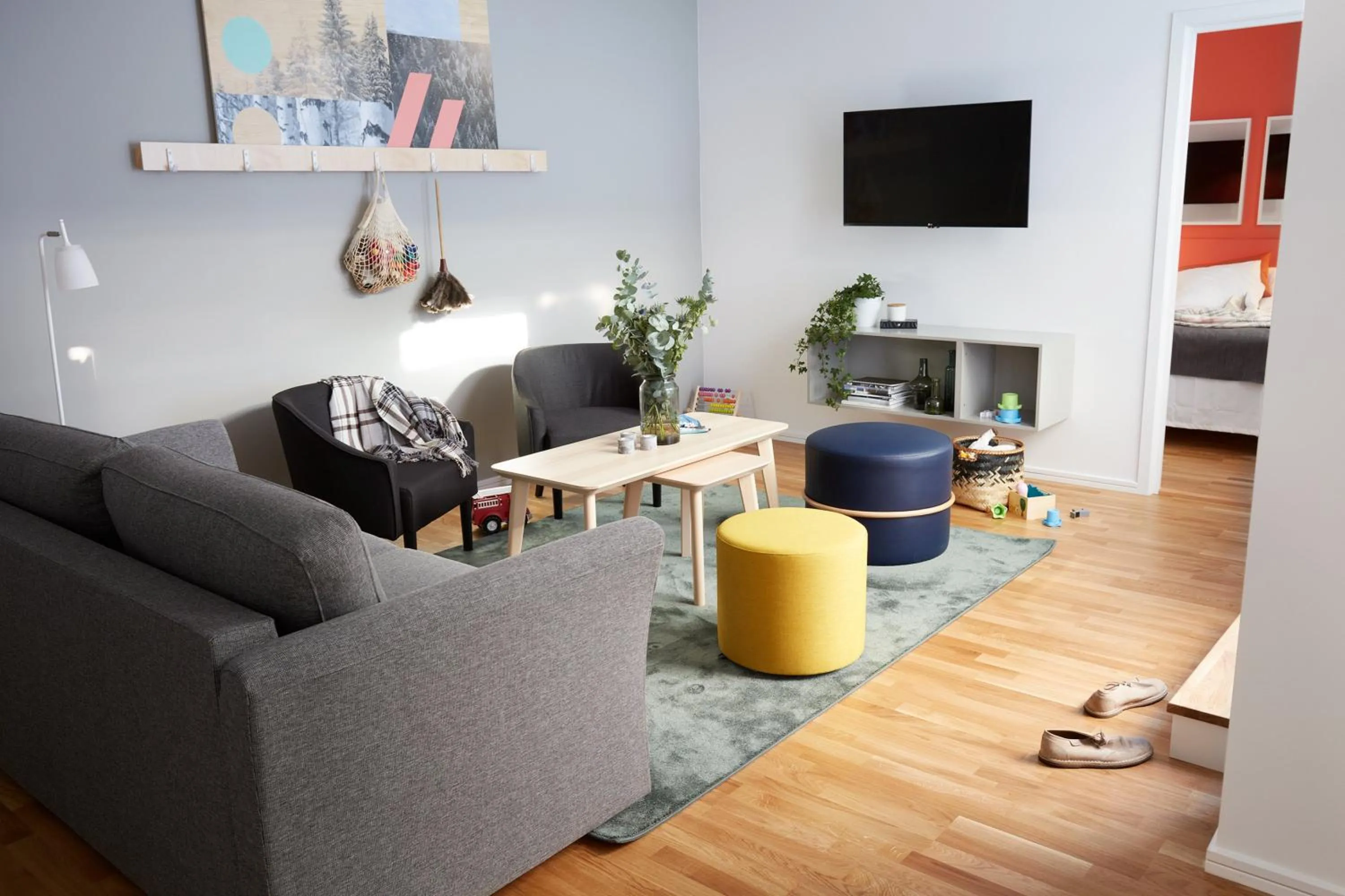 Living room in Forenom Hotel Kista