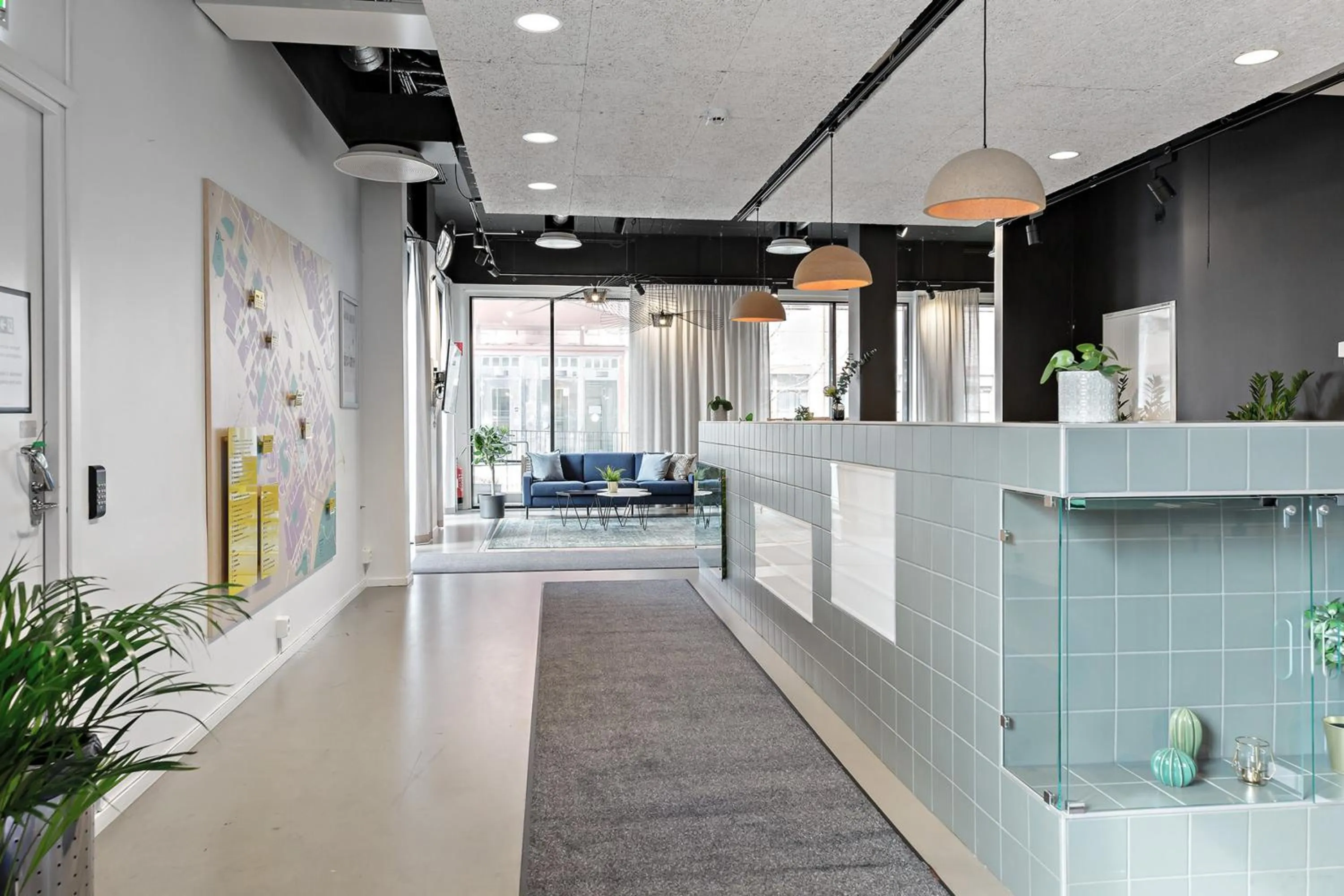 Lounge or bar in Forenom Hotel Kista