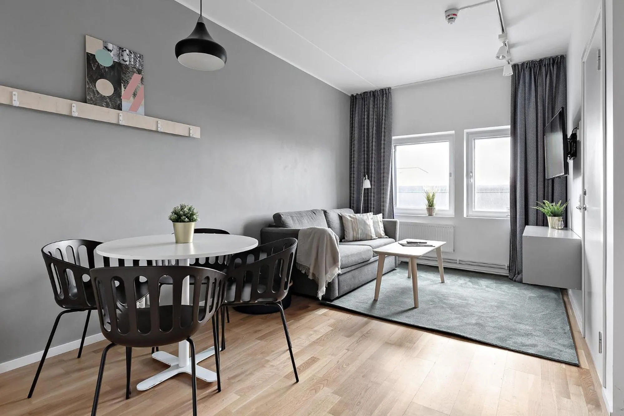 Living room in Forenom Hotel Kista