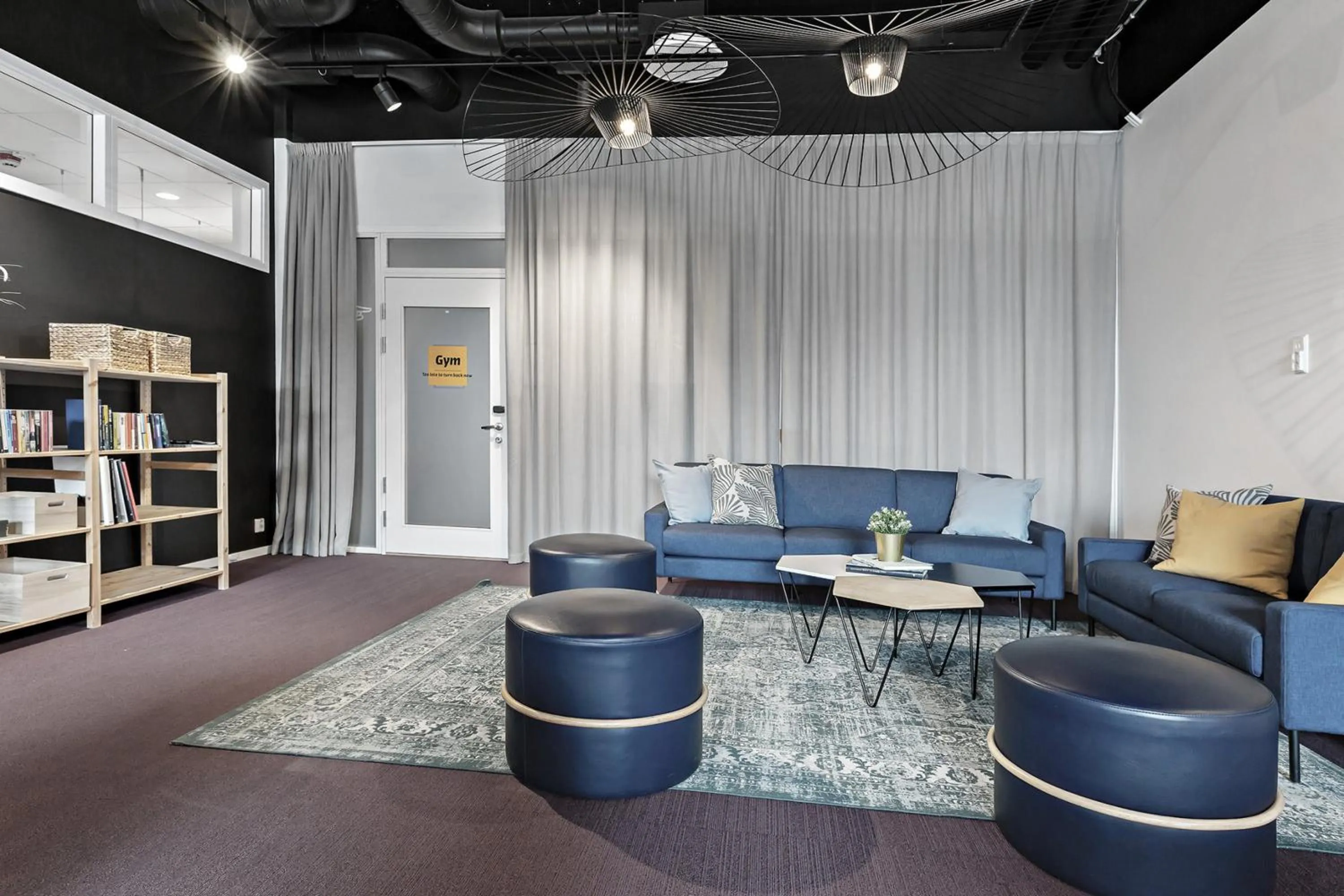 Lounge or bar in Forenom Hotel Kista