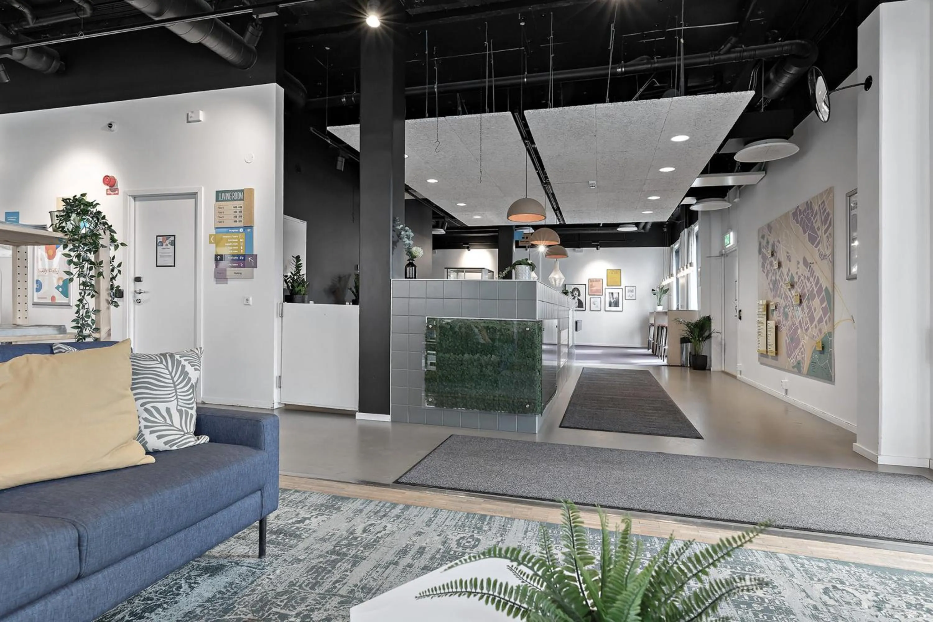 Lounge or bar in Forenom Hotel Kista