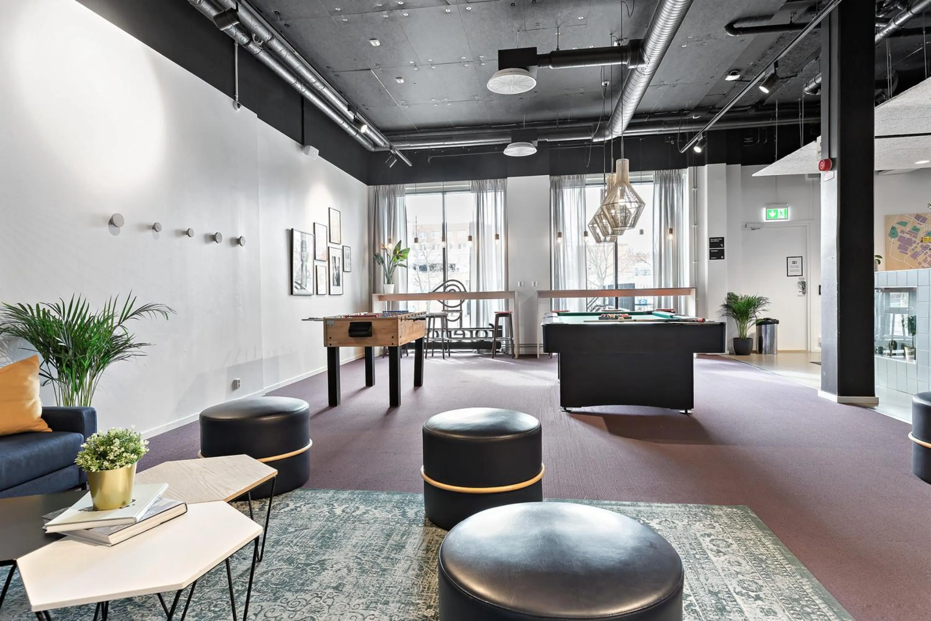 Lounge or bar in Forenom Hotel Kista