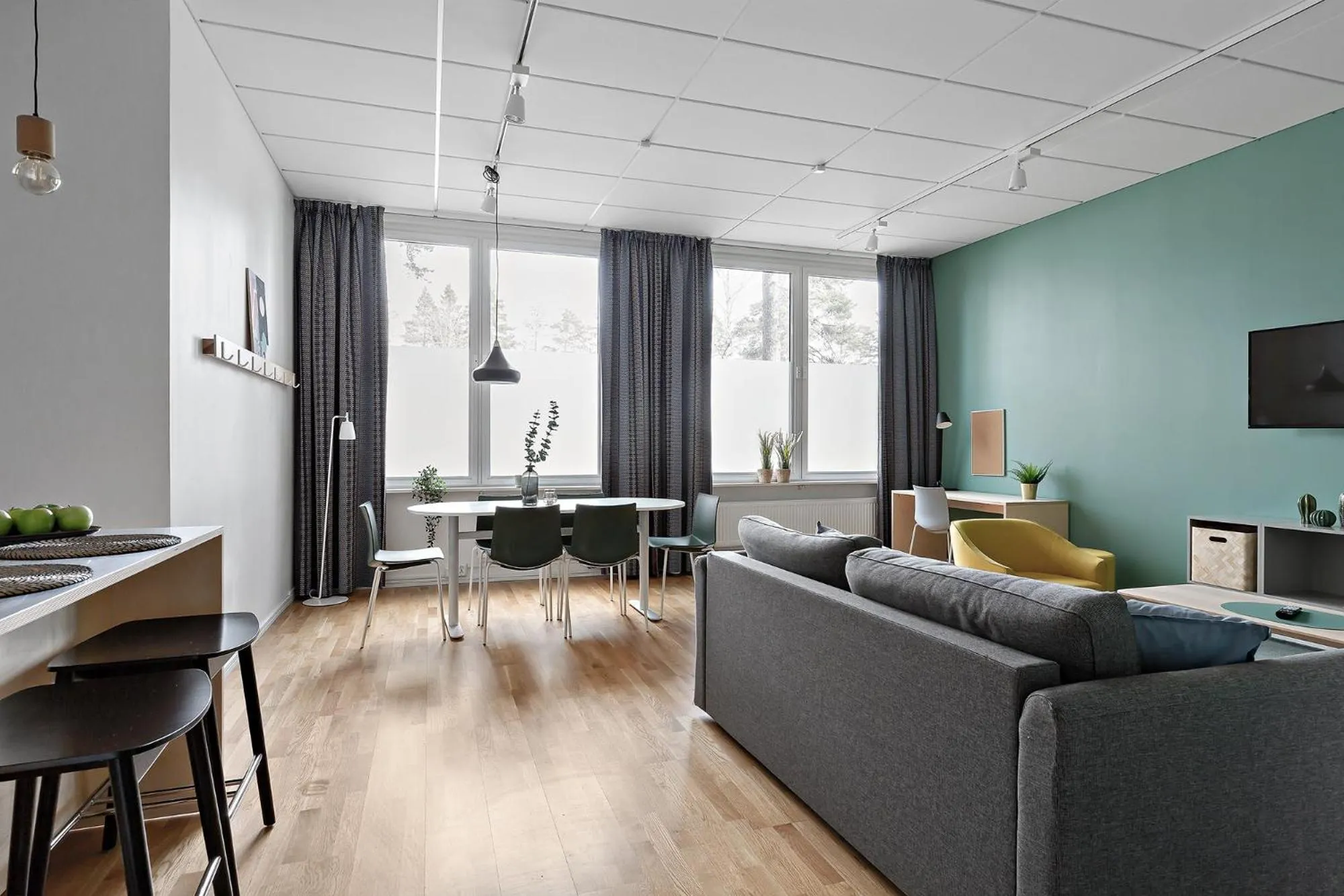 Seating area in Forenom Hotel Kista