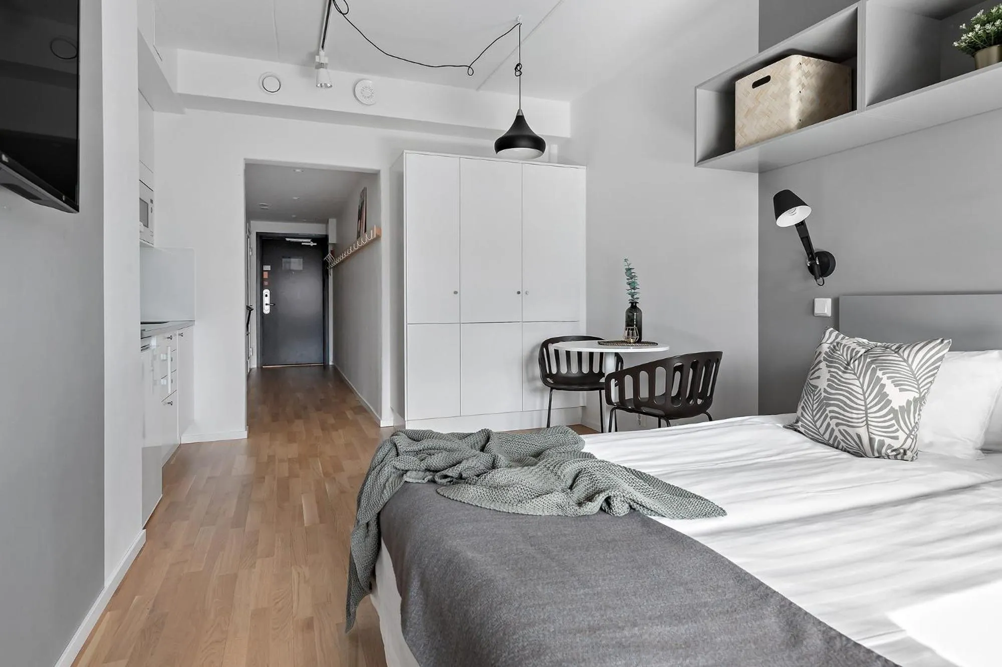 Bed in Forenom Hotel Kista