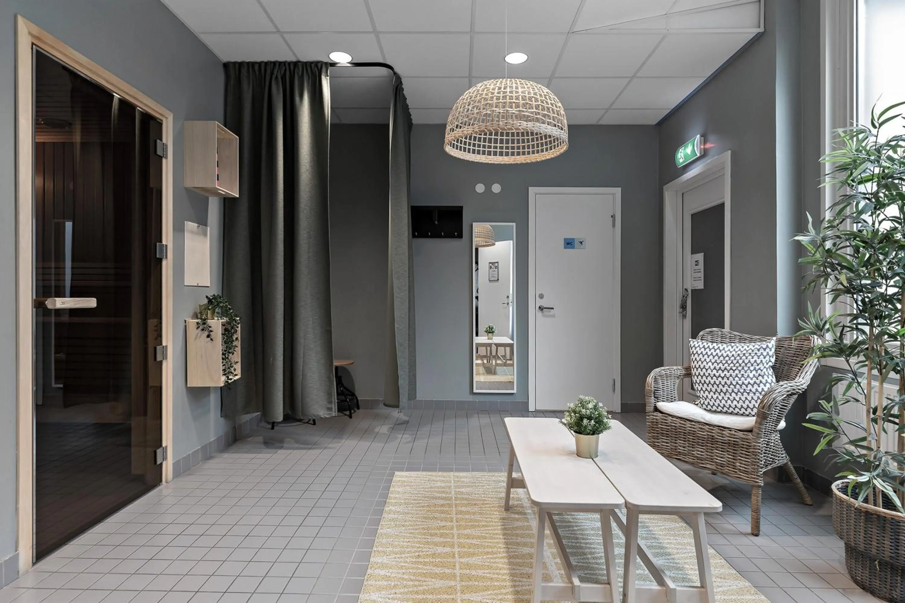 Bathroom in Forenom Hotel Kista