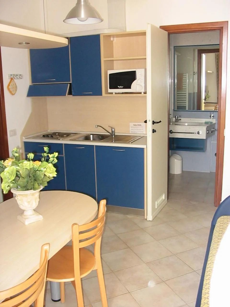 Kitchen or kitchenette in Residence Villa Miky