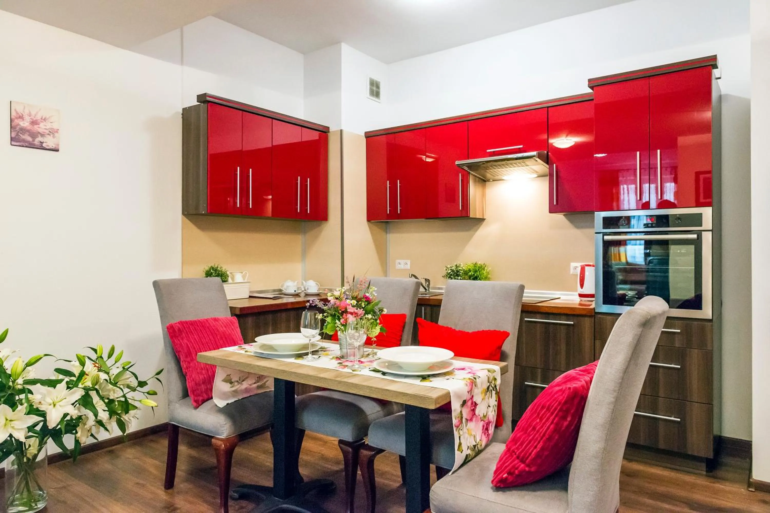 Kitchen or kitchenette in Galeria Italiana Apartments