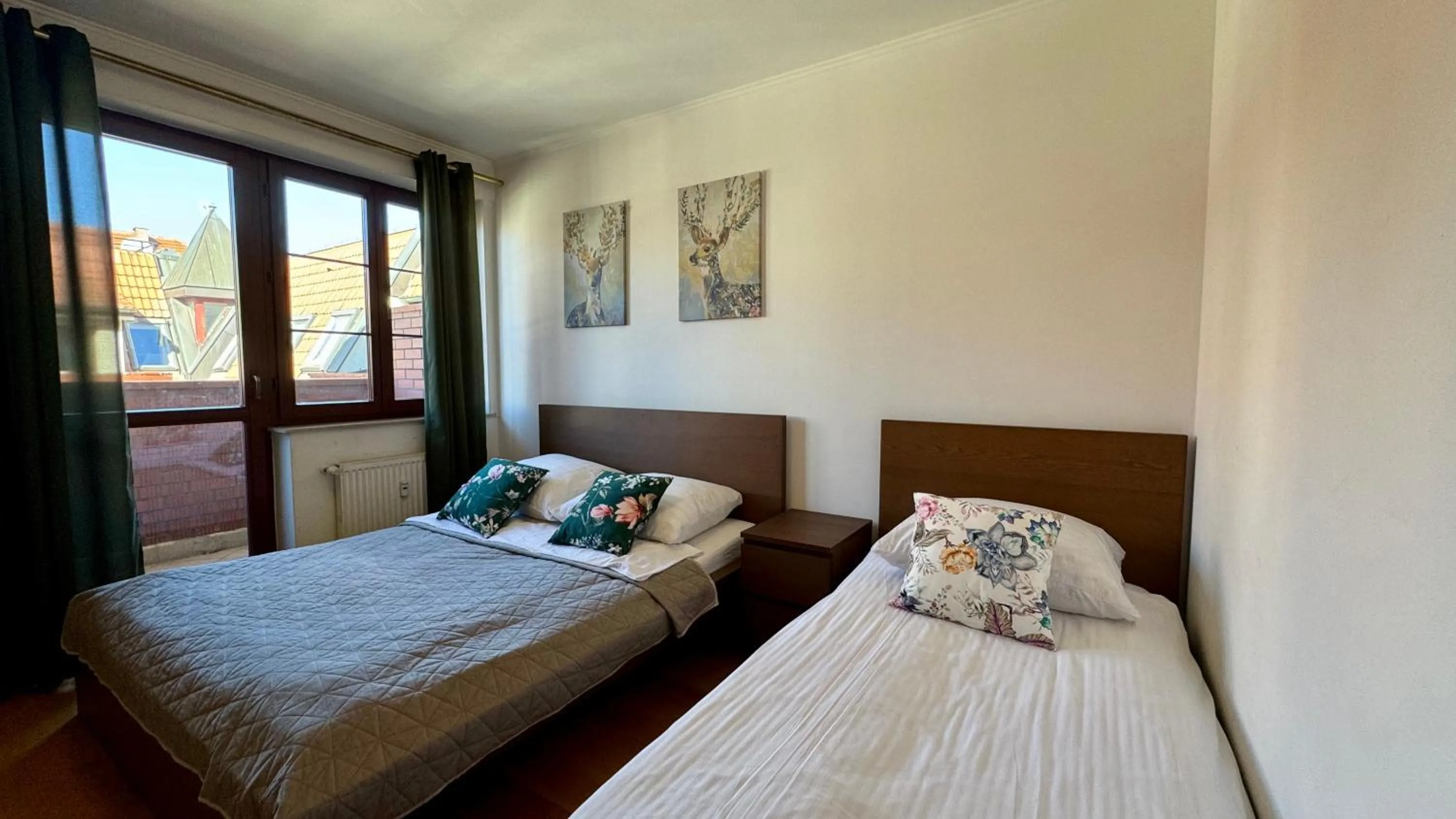 Bed in Galeria Italiana Apartments