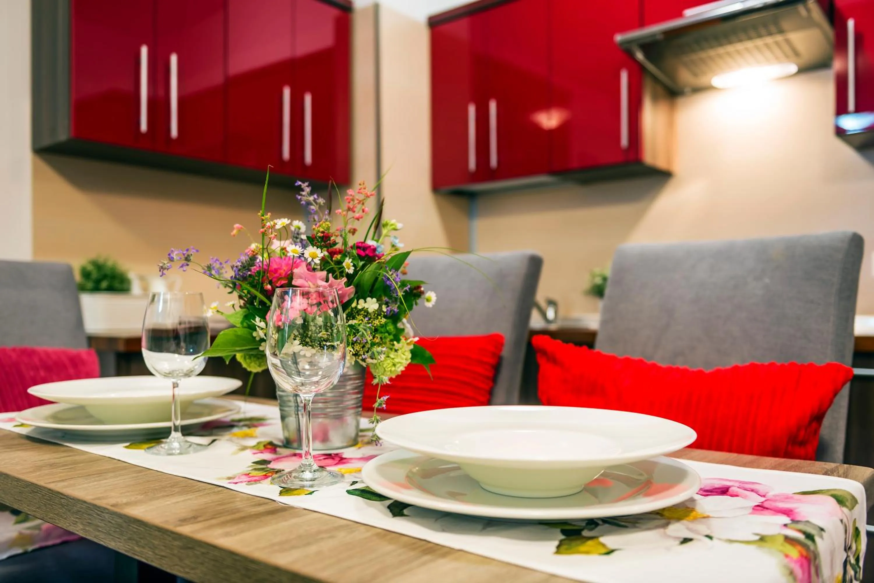 Dining area in Galeria Italiana Apartments