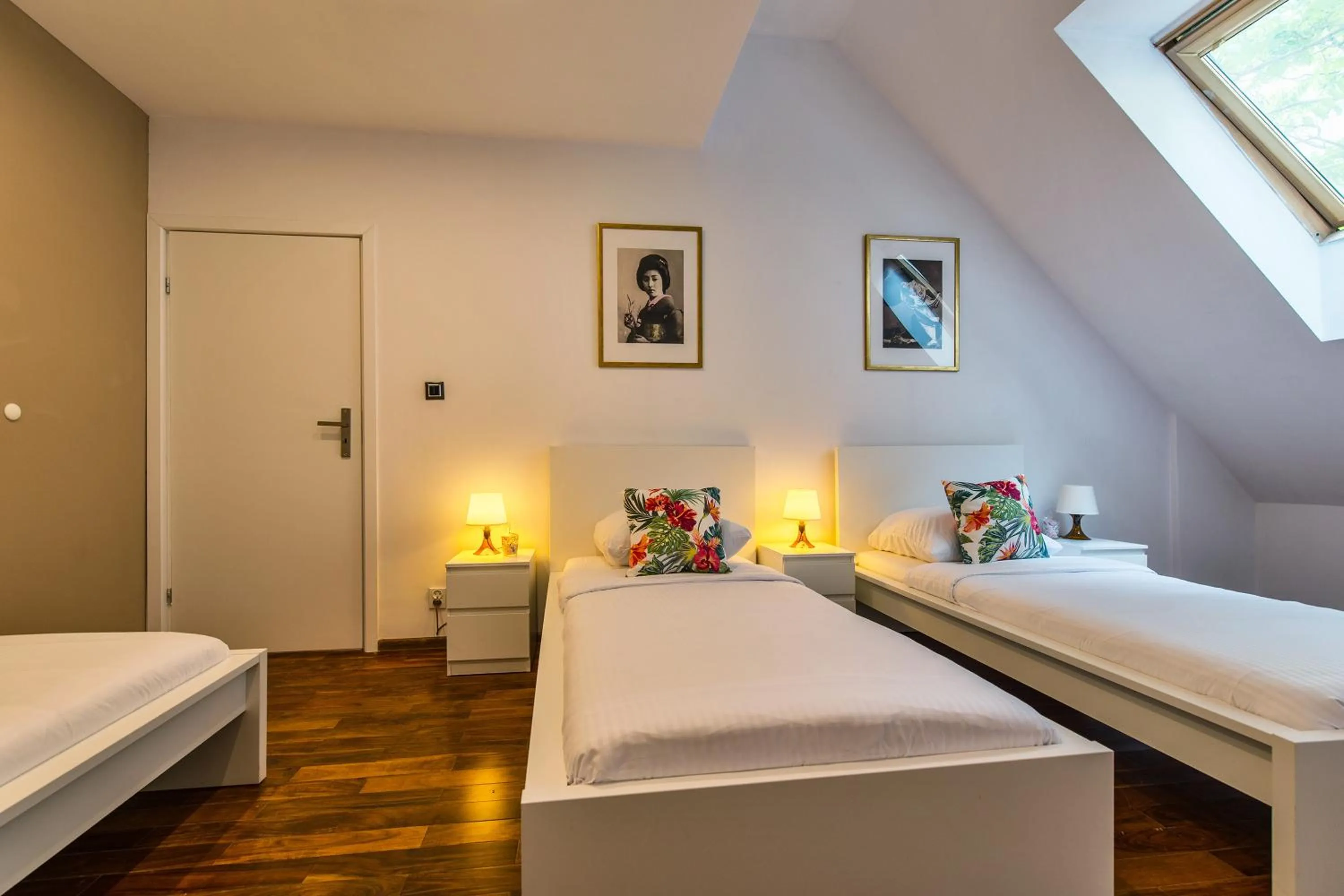 Bed in Galeria Italiana Apartments