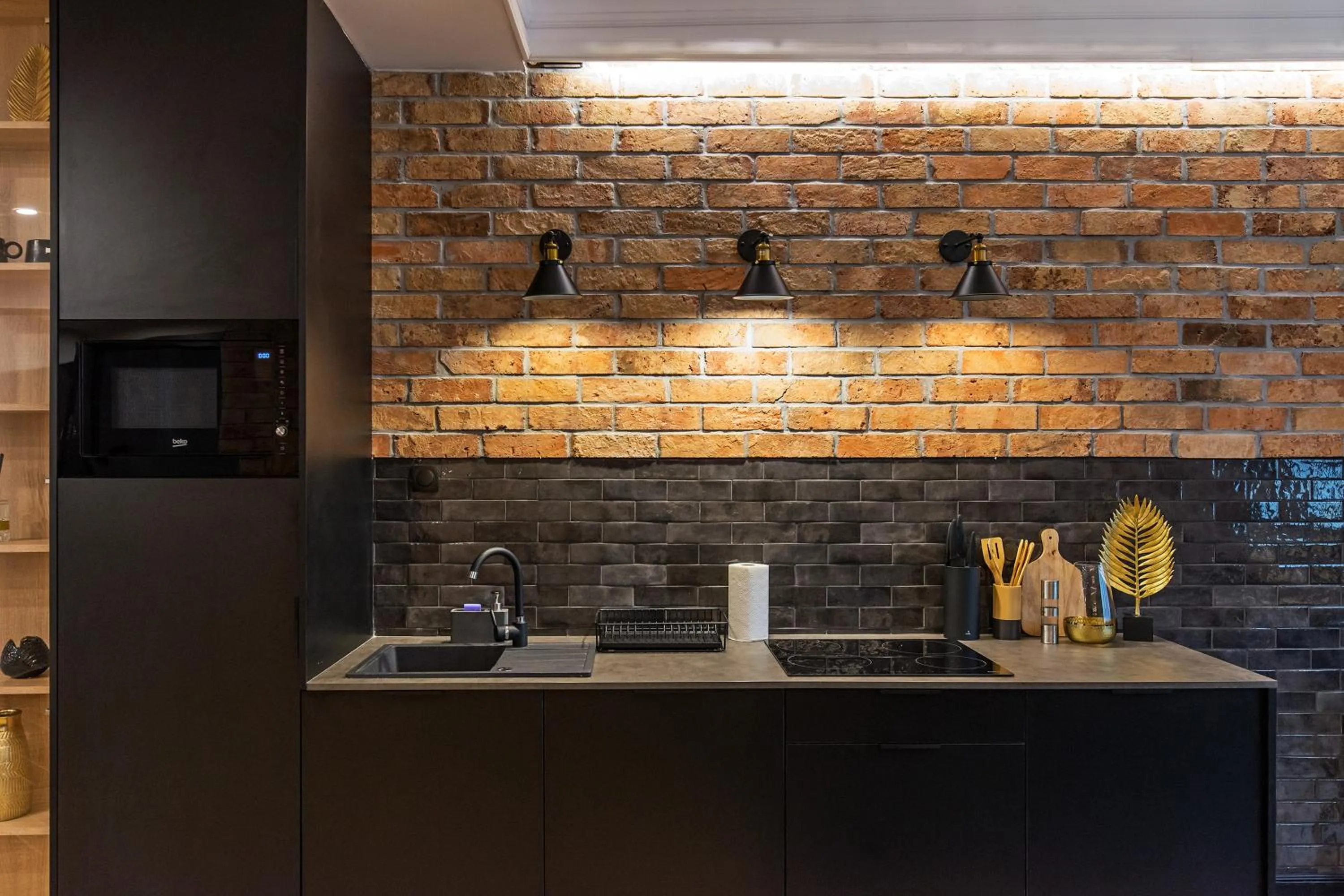 Kitchen or kitchenette in Galeria Italiana Apartments