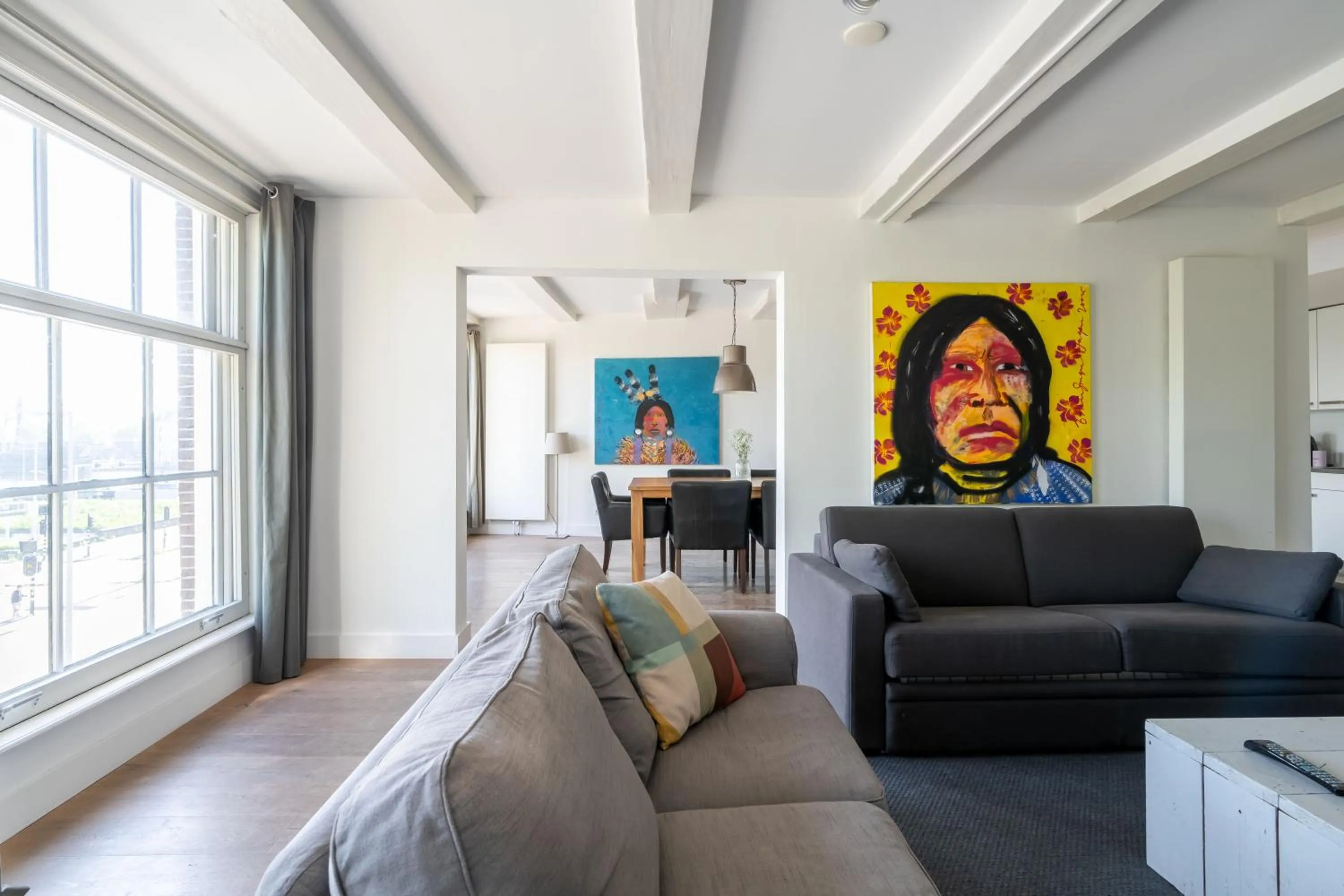 Living room in Amsterdam Centre Harbour Apartments