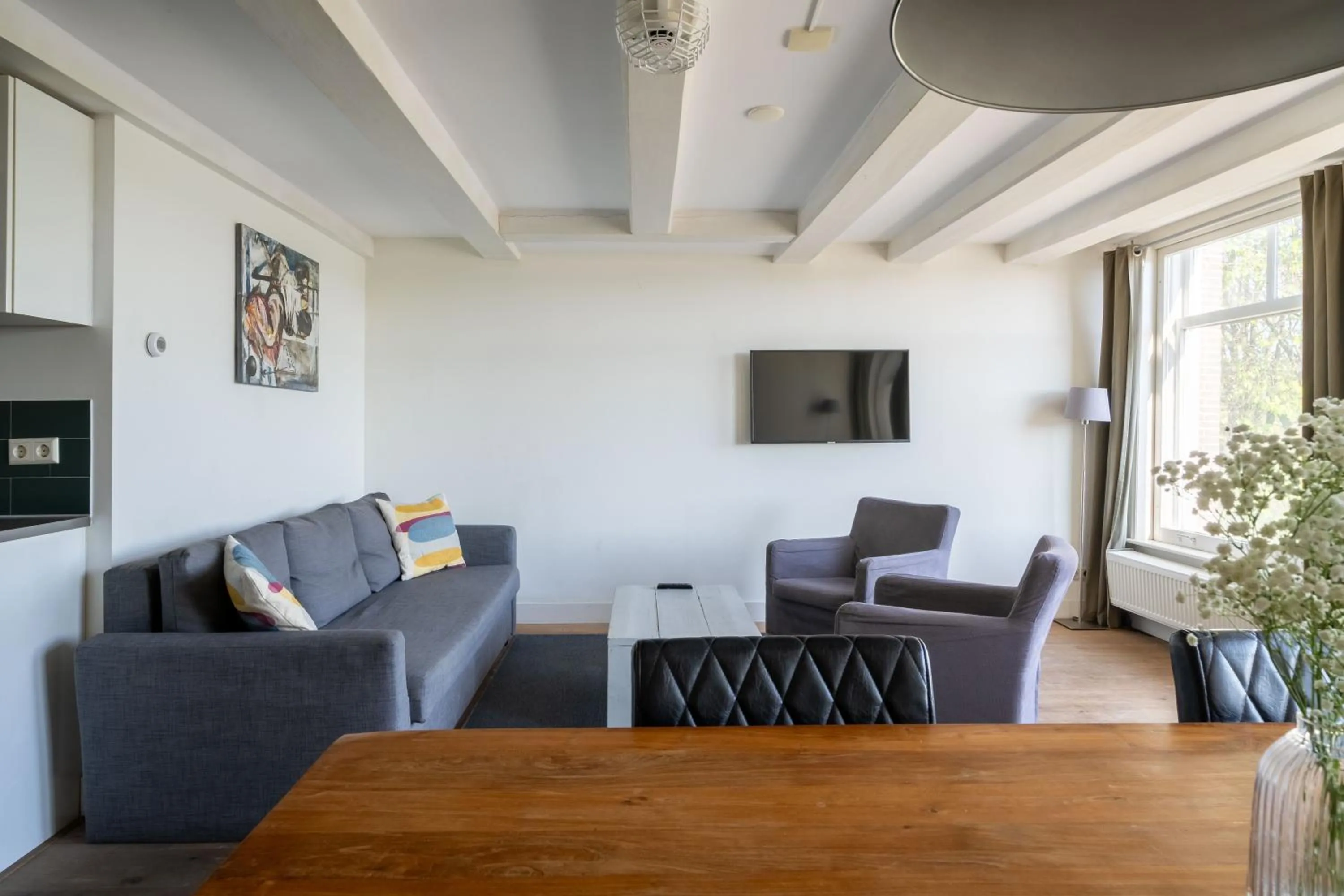 Living room in Amsterdam Centre Harbour Apartments