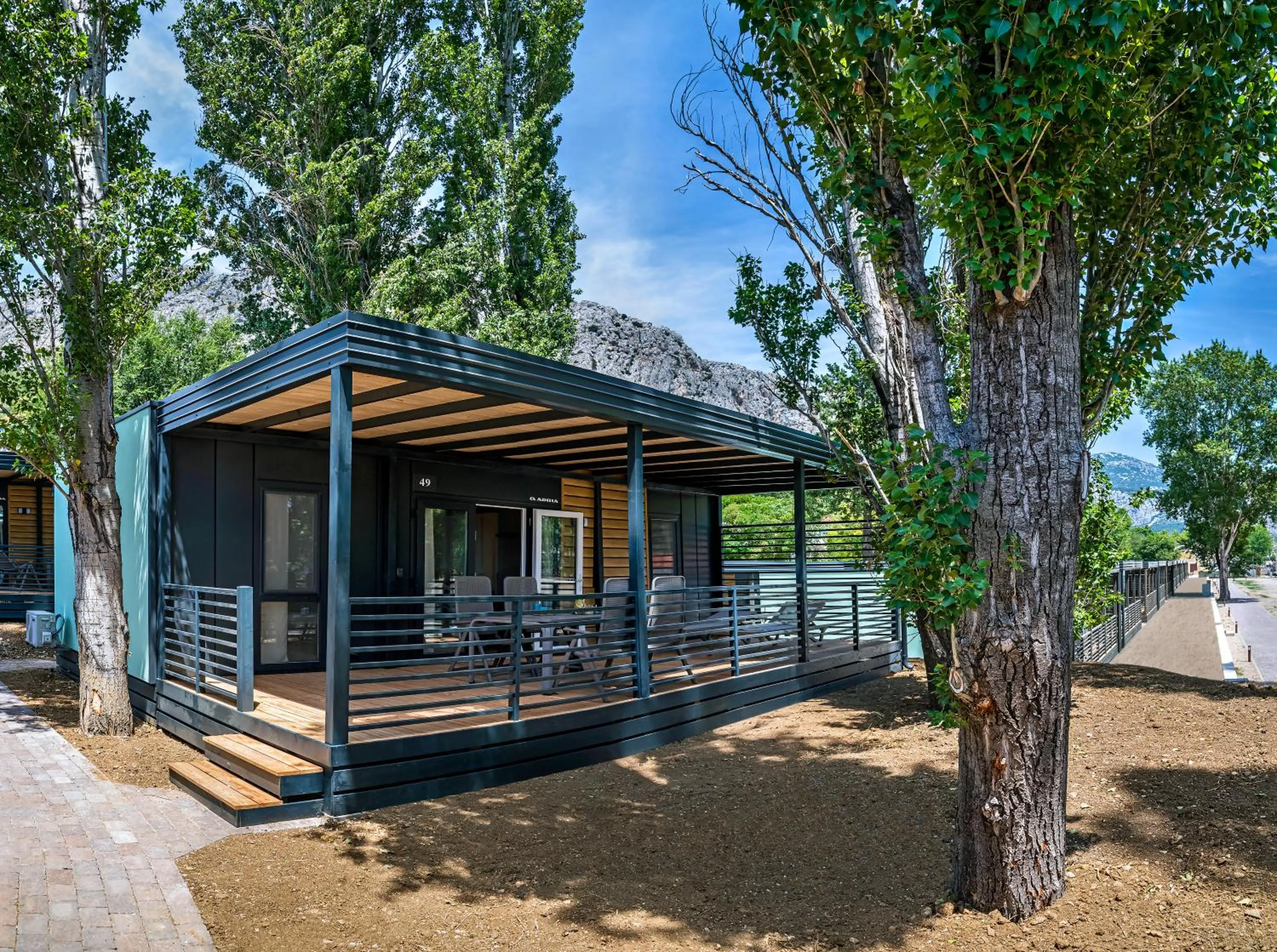 Property building in Mobile Homes Camp Galeb