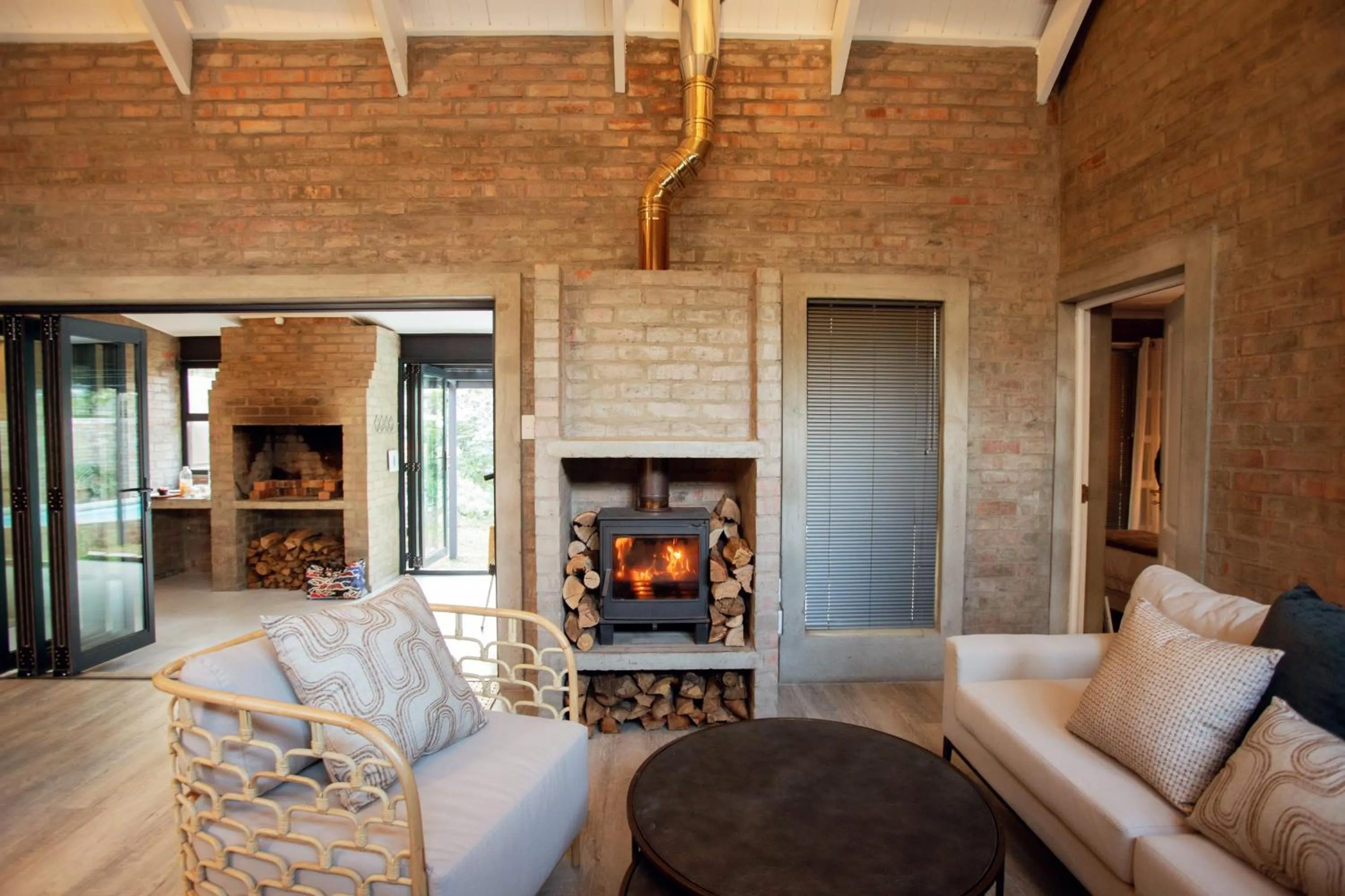 Living room in Blaauw Cottage