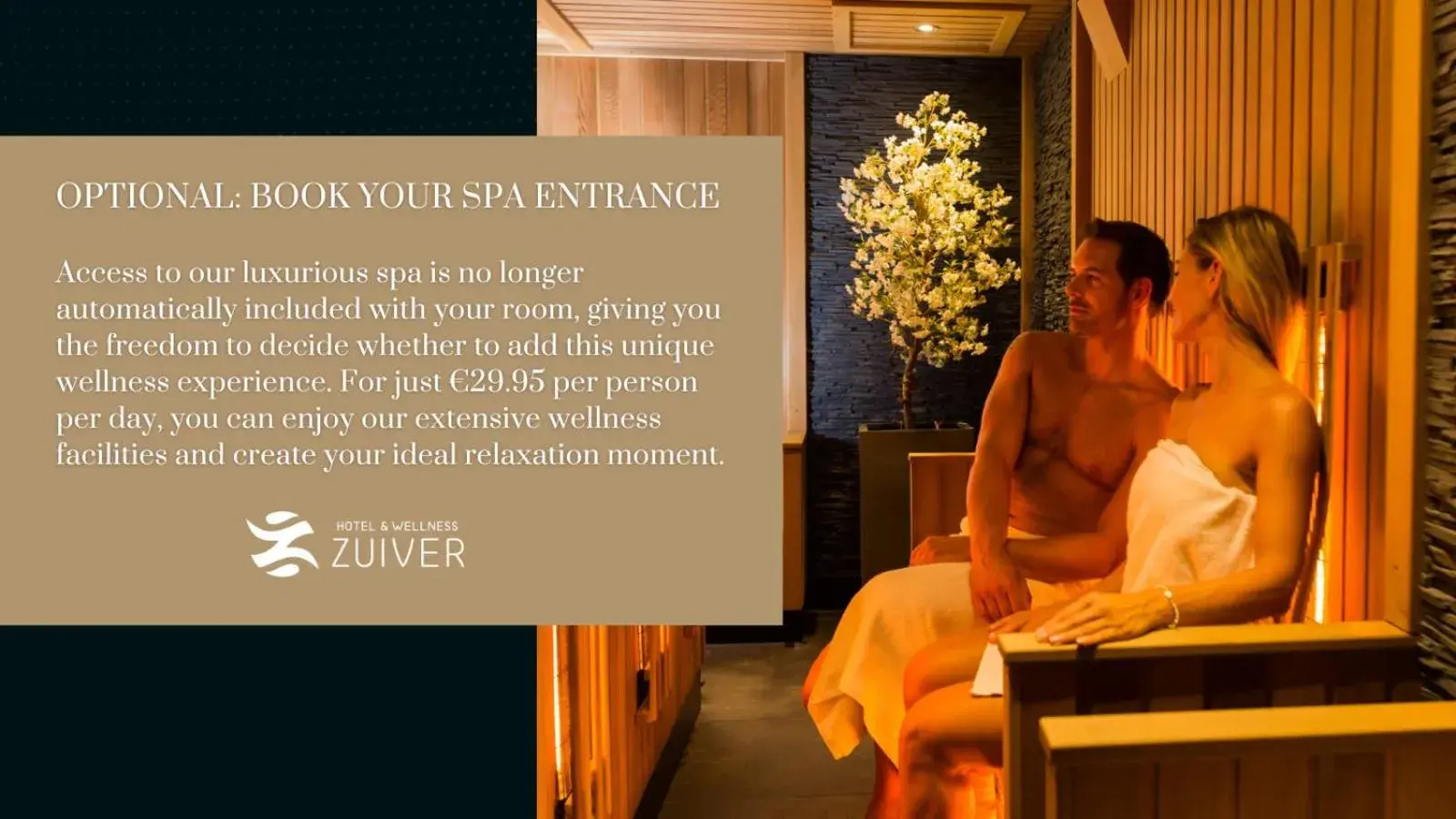 Spa and wellness centre/facilities in Hotel & Wellness Zuiver Spa and wellness centre/facilities in Hotel & Wellness Zuiver