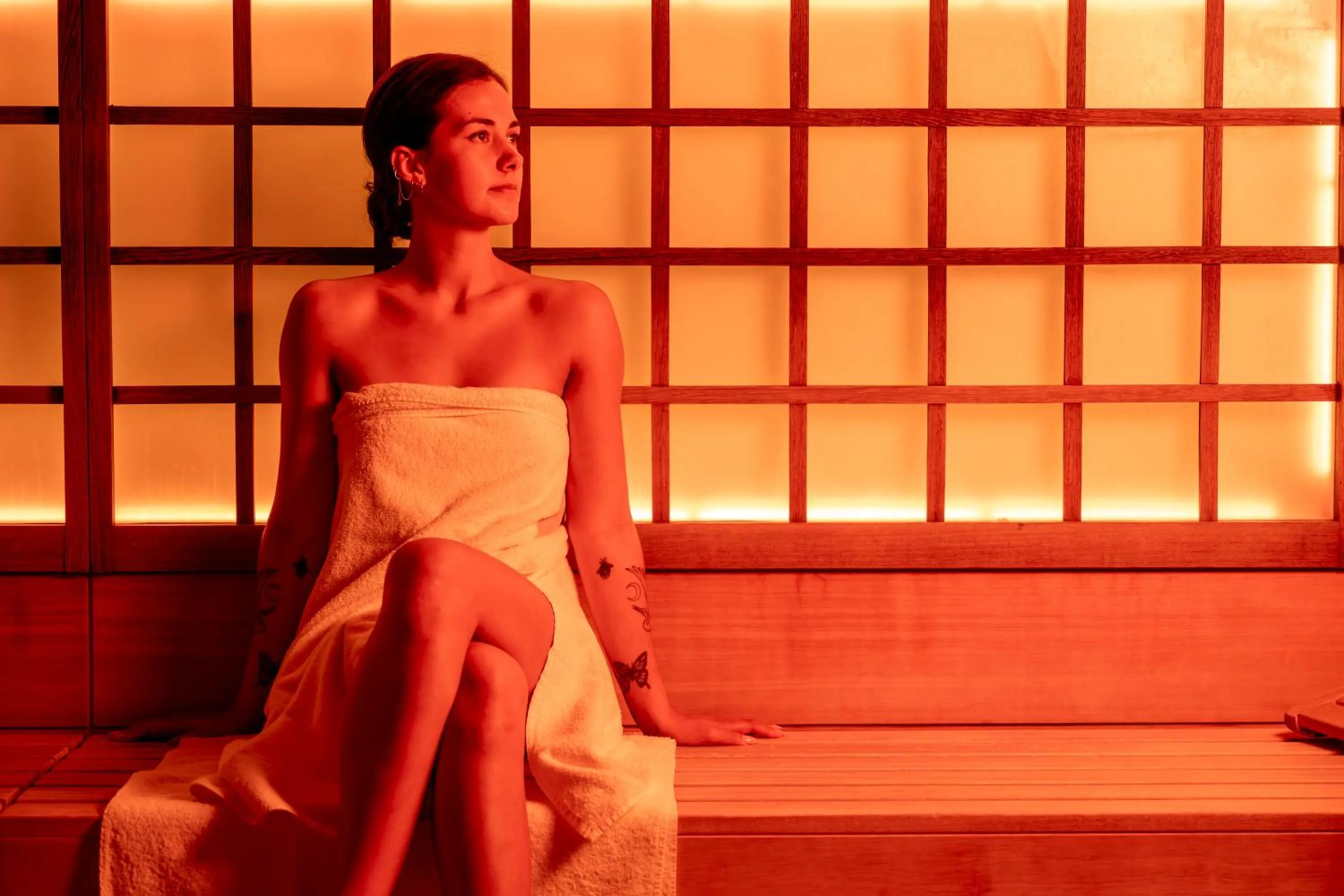 Sauna in Hotel & Wellness Zuiver