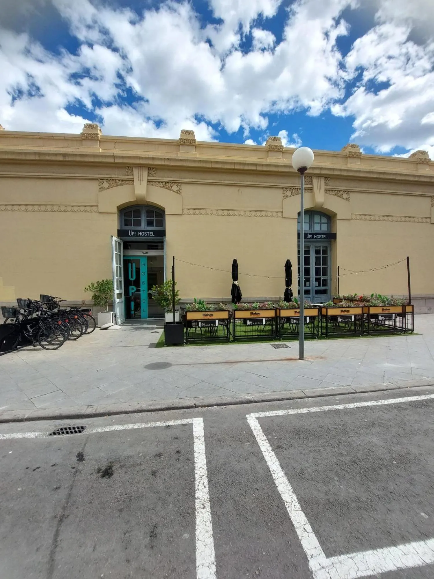 Balcony/Terrace in UP Hostel Valencia
