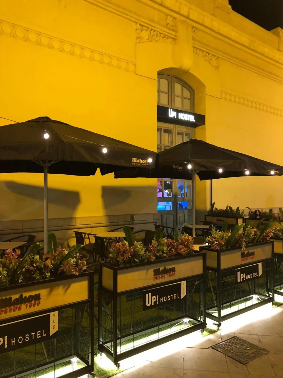 Balcony/Terrace in UP Hostel Valencia