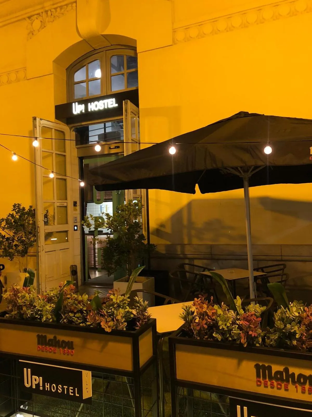 Balcony/Terrace in UP Hostel Valencia