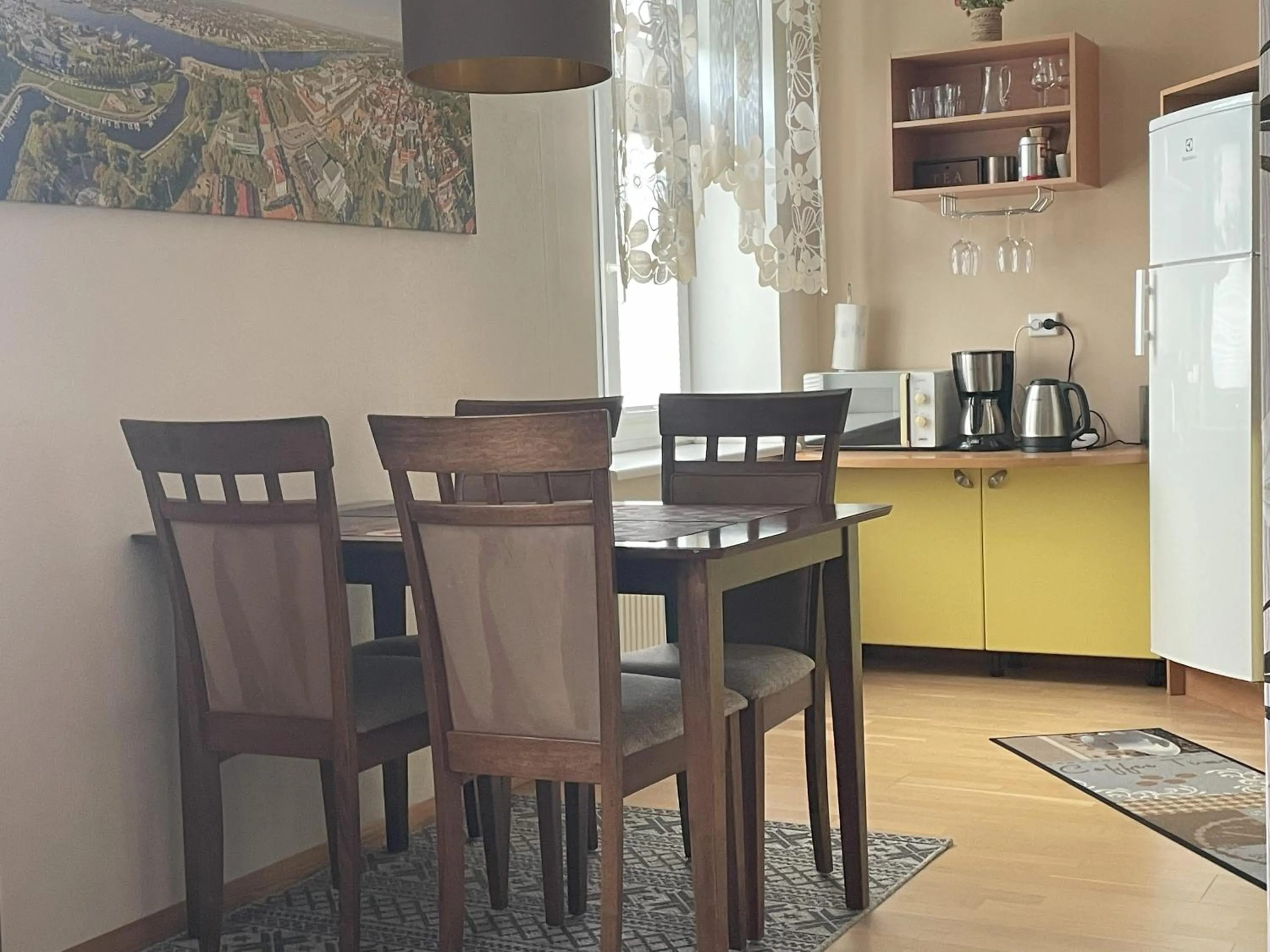 Coffee/tea facilities in Akord Apartments with FREE PARKING