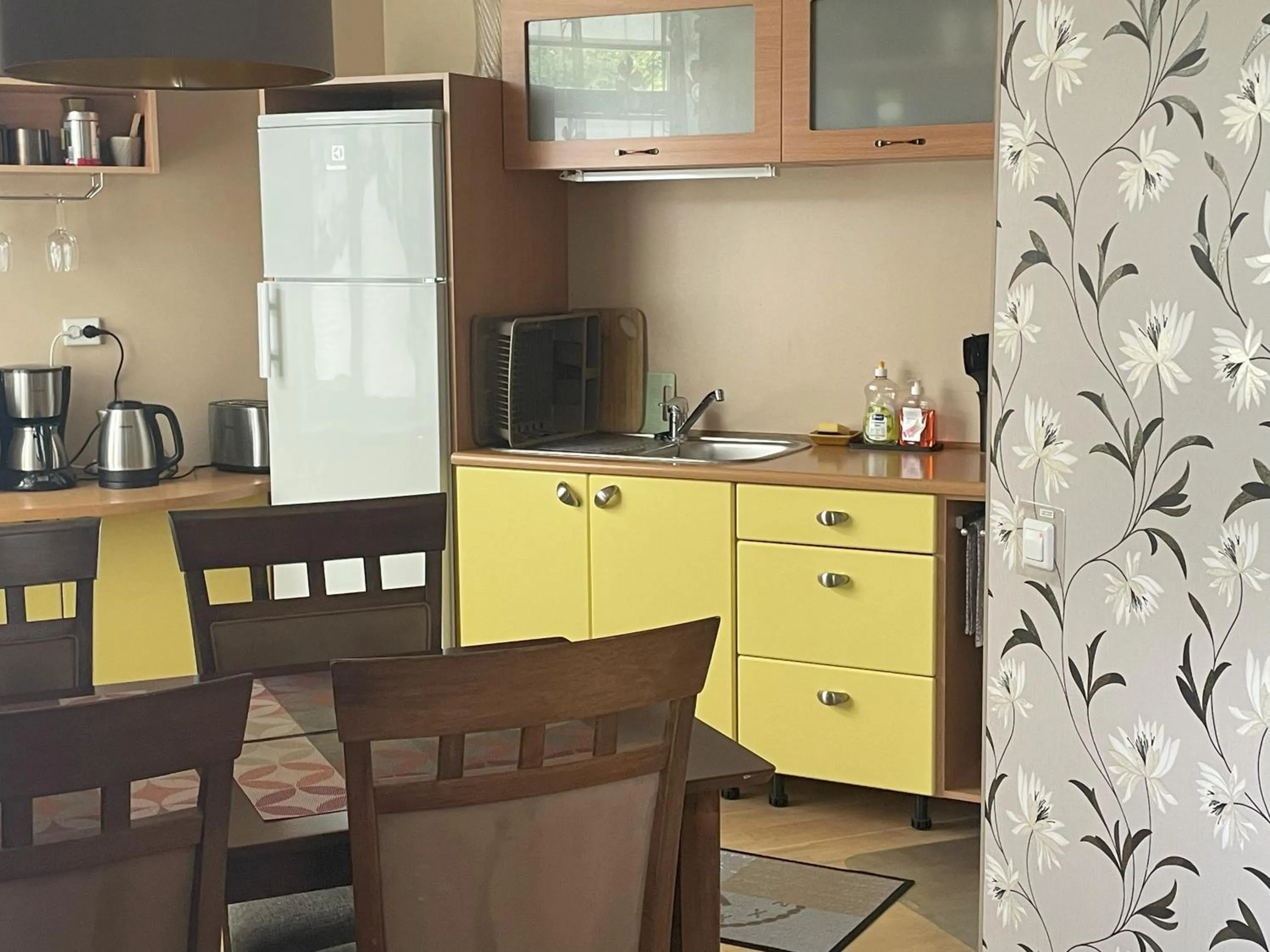 Kitchen or kitchenette in Akord Apartments with FREE PARKING