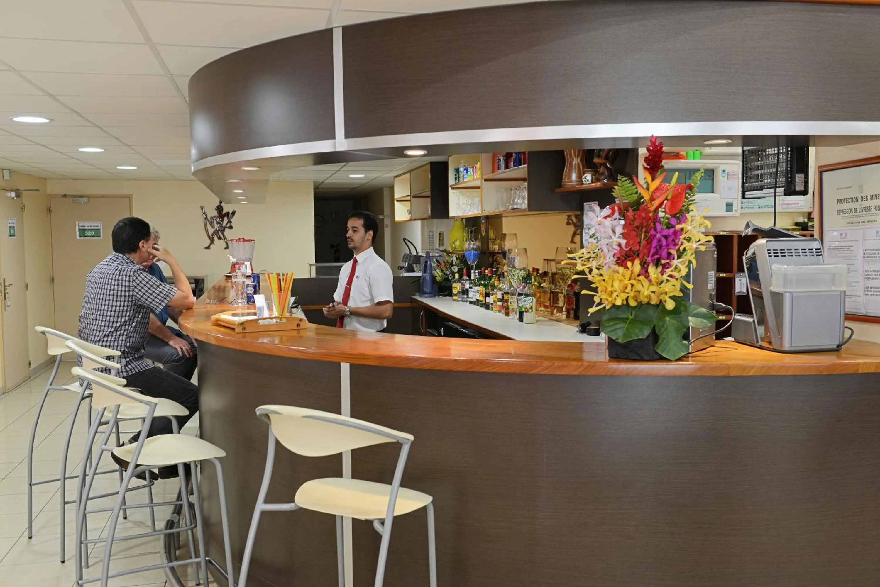 Staff in Central Hotel Cayenne