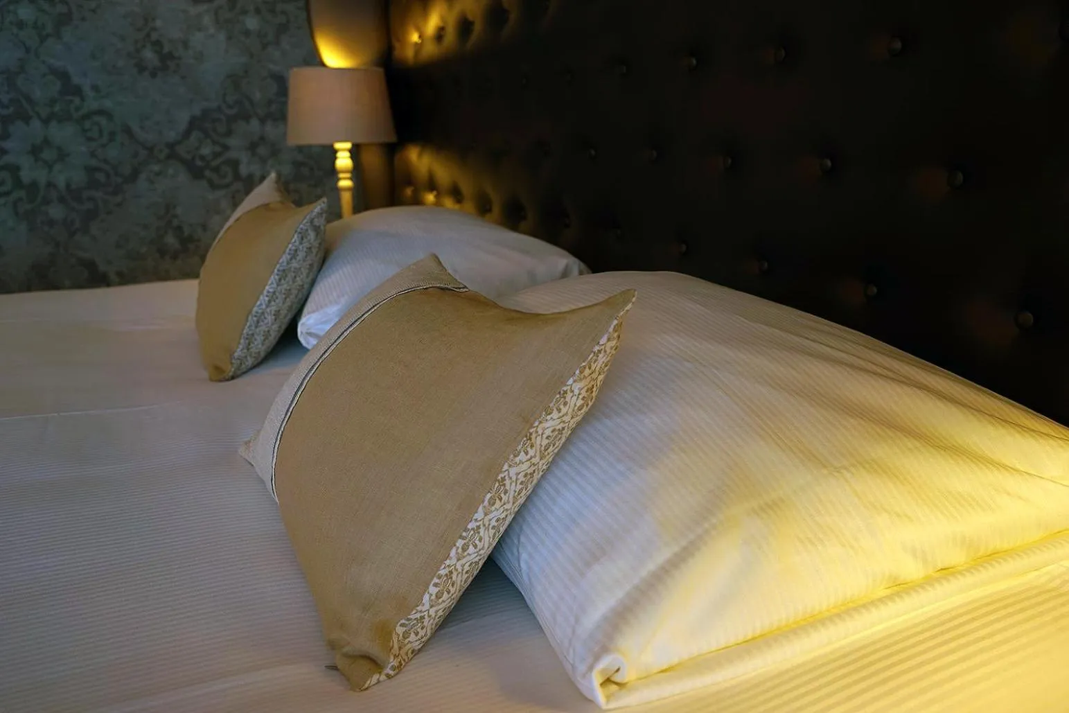Bed in Abdij Hotel Rolduc