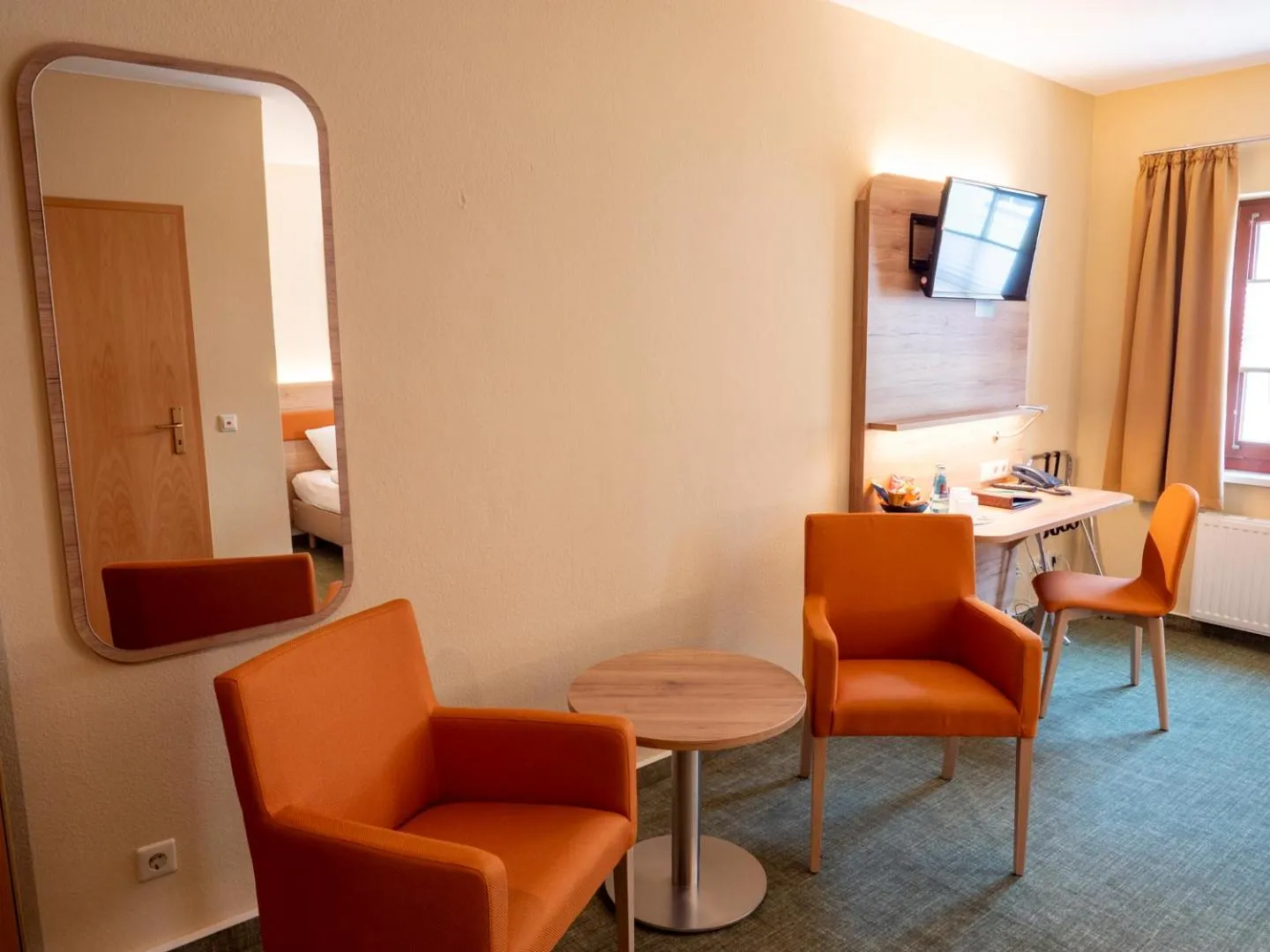 Seating area in Altstadthotel "Garni" Grimma