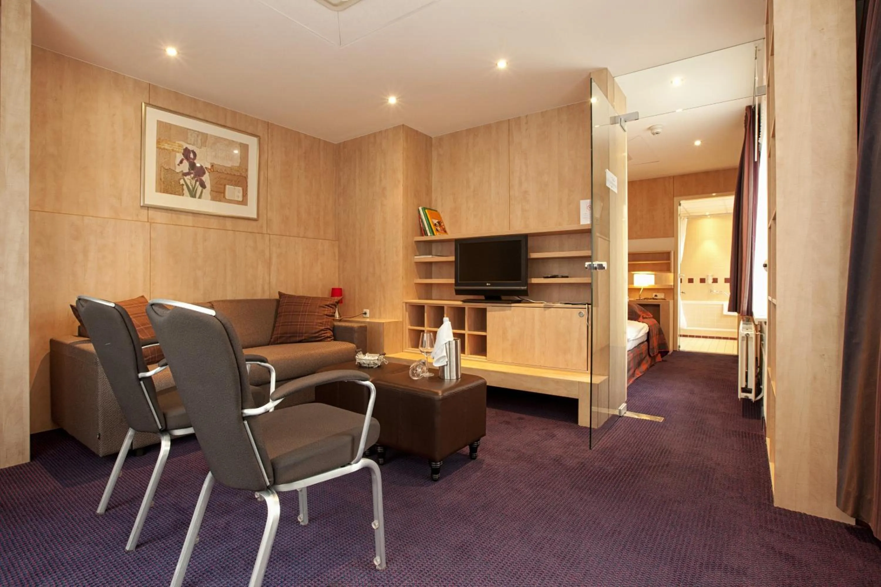 Seating area in Fletcher Familiehotel Paterswolde