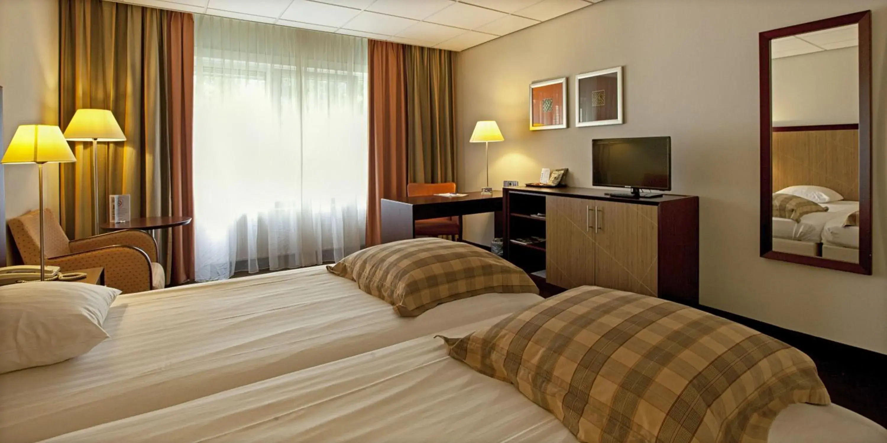 Bed in Fletcher Familiehotel Paterswolde Bed in Fletcher Familiehotel Paterswolde